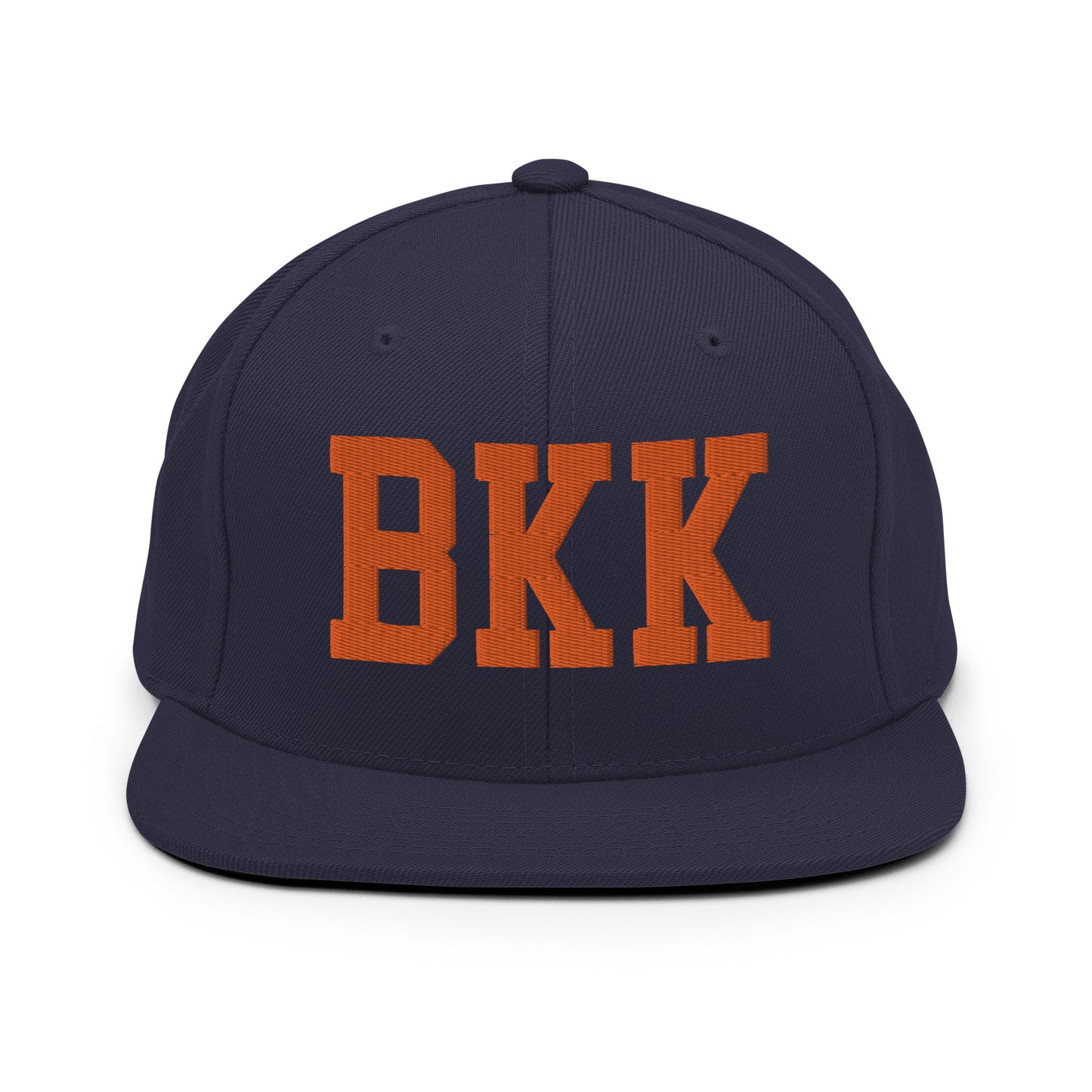 College-Style Classic Snapback Hat • Orange • BKK Bangkok • YHM Designs - Image 19