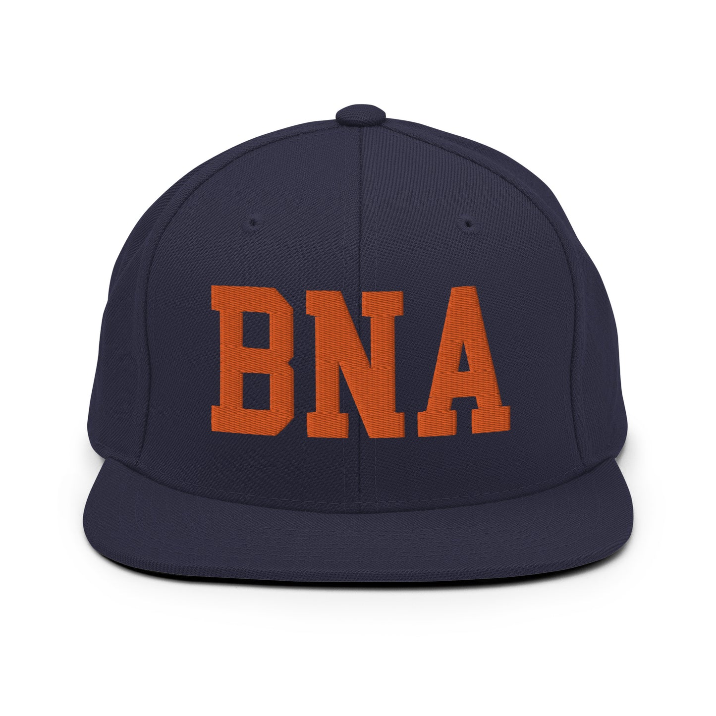 College-Style Classic Snapback Hat • Orange • BNA Nashville • YHM Designs - Image 19