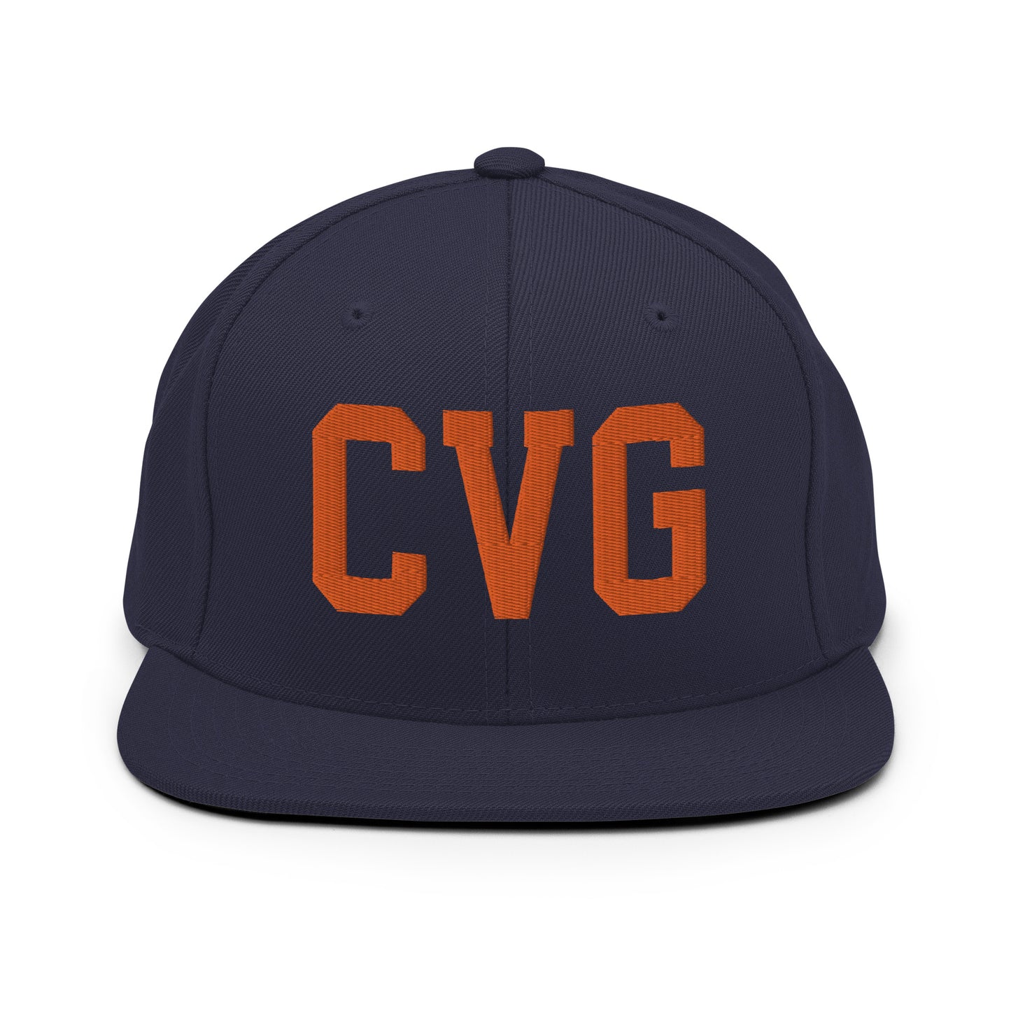 College-Style Classic Snapback Hat • Orange • CVG Cincinnati • YHM Designs - Image 19
