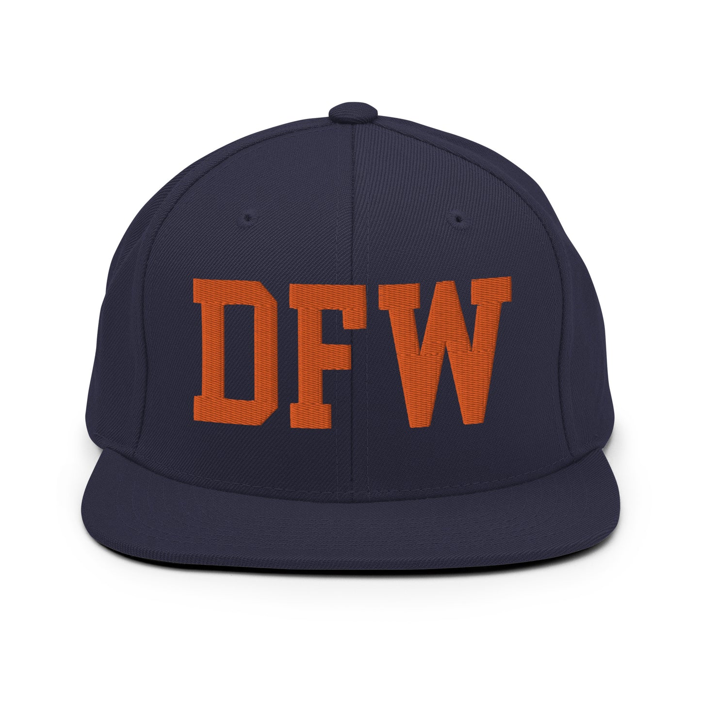 College-Style Classic Snapback Hat • Orange • DFW Dallas • YHM Designs - Image 19