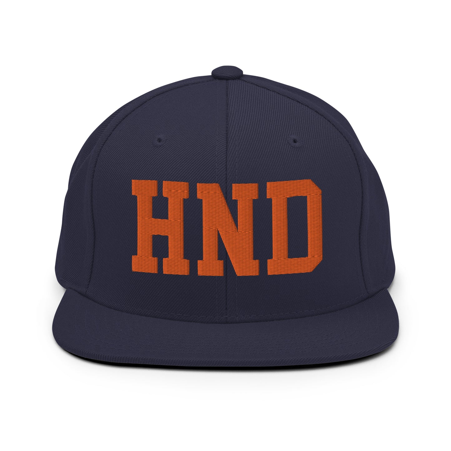 College-Style Classic Snapback Hat • Orange • HND Tokyo • YHM Designs - Image 19