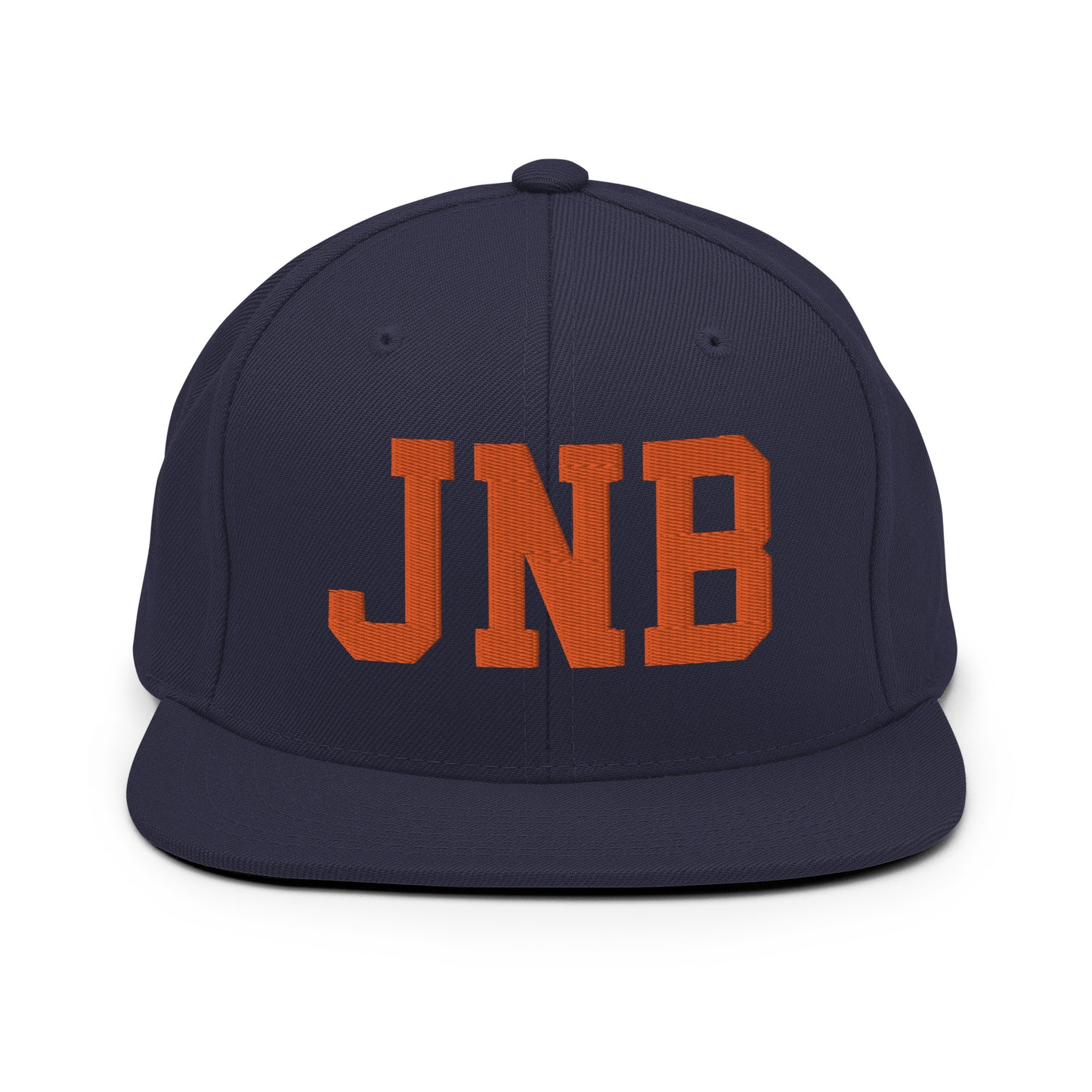 College-Style Classic Snapback Hat • Orange • JNB Johannesburg • YHM Designs - Image 19