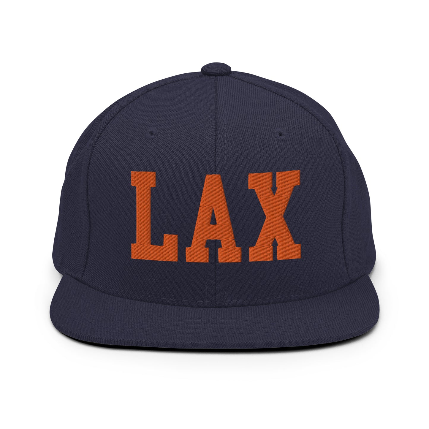 College-Style Classic Snapback Hat • Orange • LAX Los Angeles • YHM Designs - Image 19