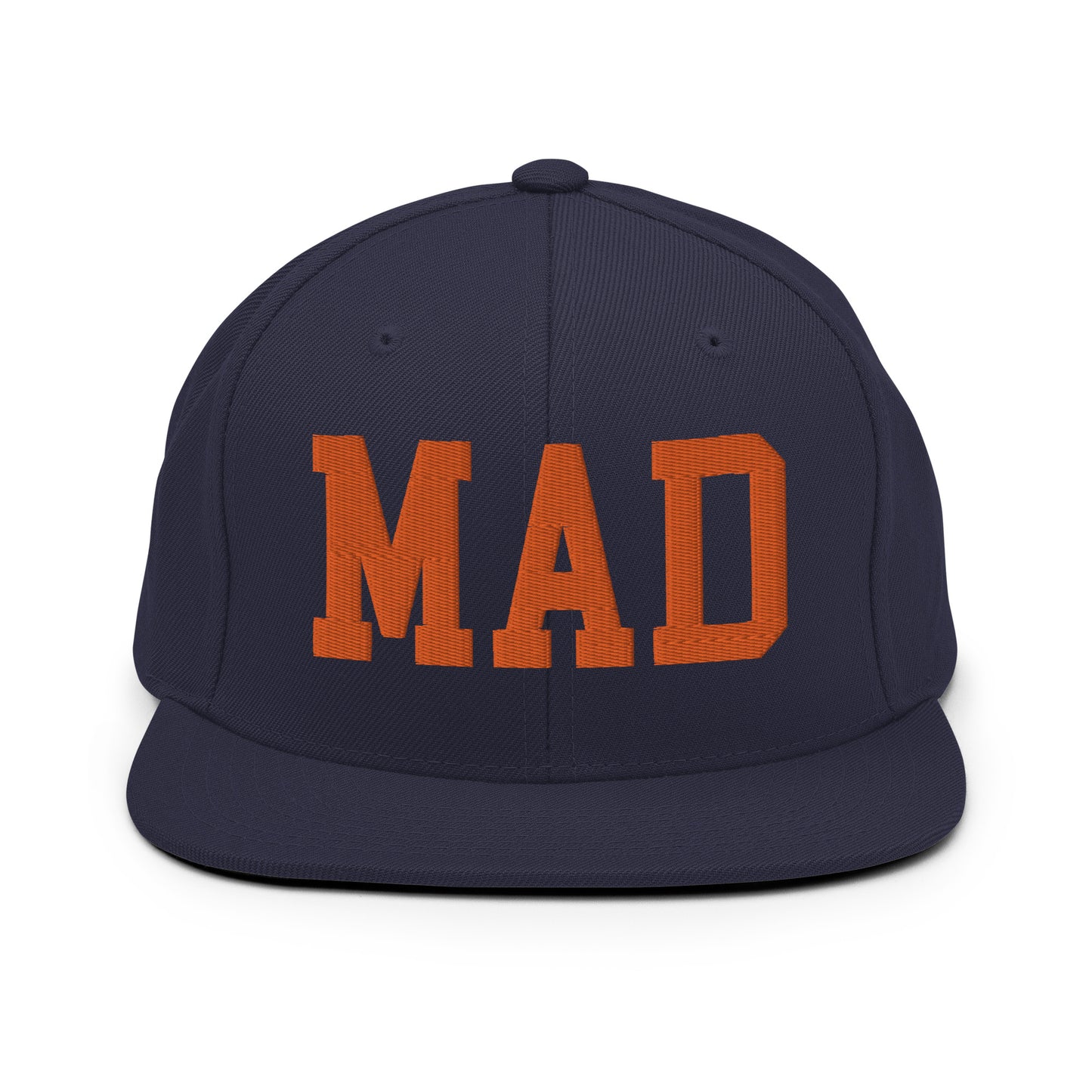 College-Style Classic Snapback Hat • Orange • MAD Madrid • YHM Designs - Image 19