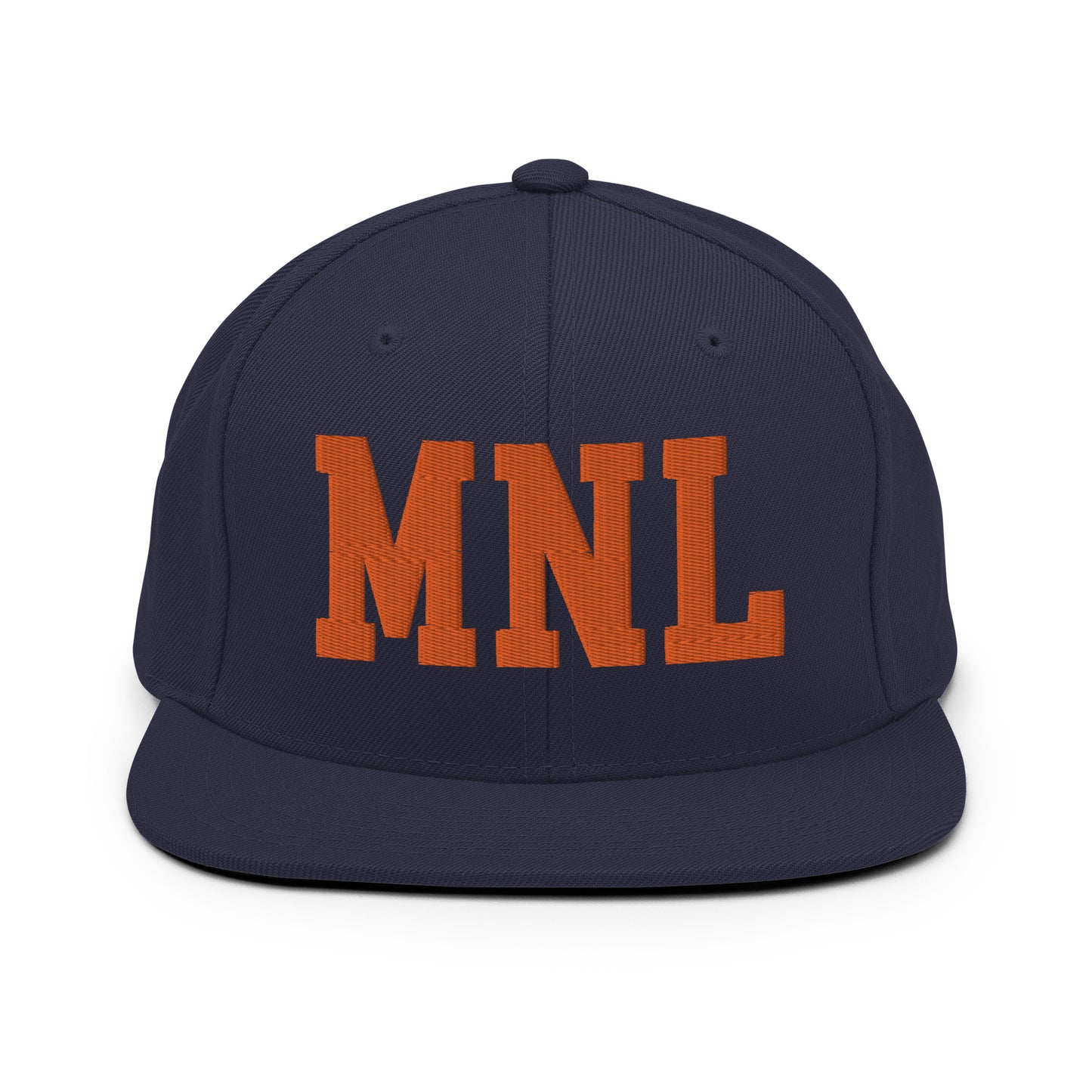 College-Style Classic Snapback Hat • Orange • MNL Manila • YHM Designs - Image 19