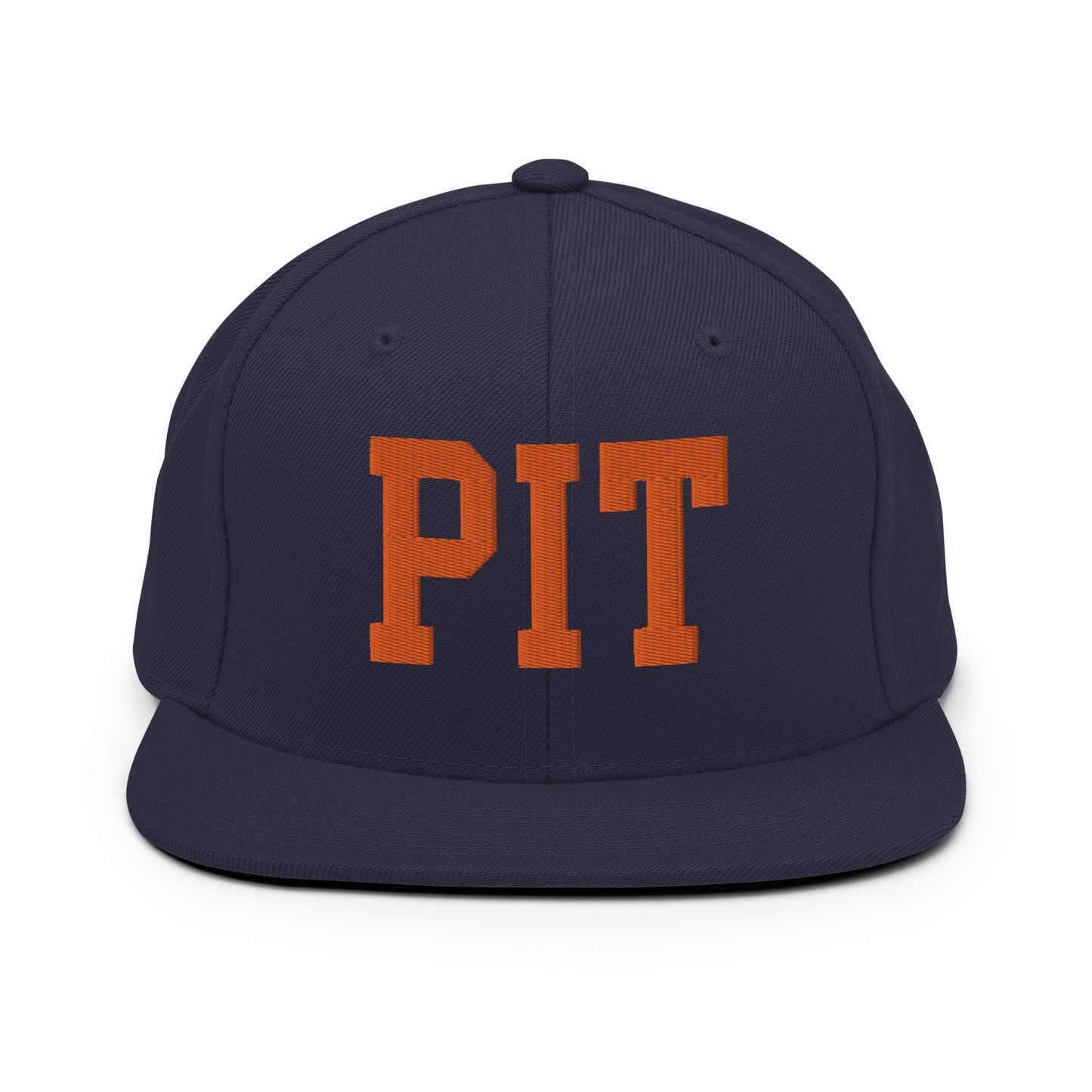 College-Style Classic Snapback Hat • Orange • PIT Pittsburgh • YHM Designs - Image 19