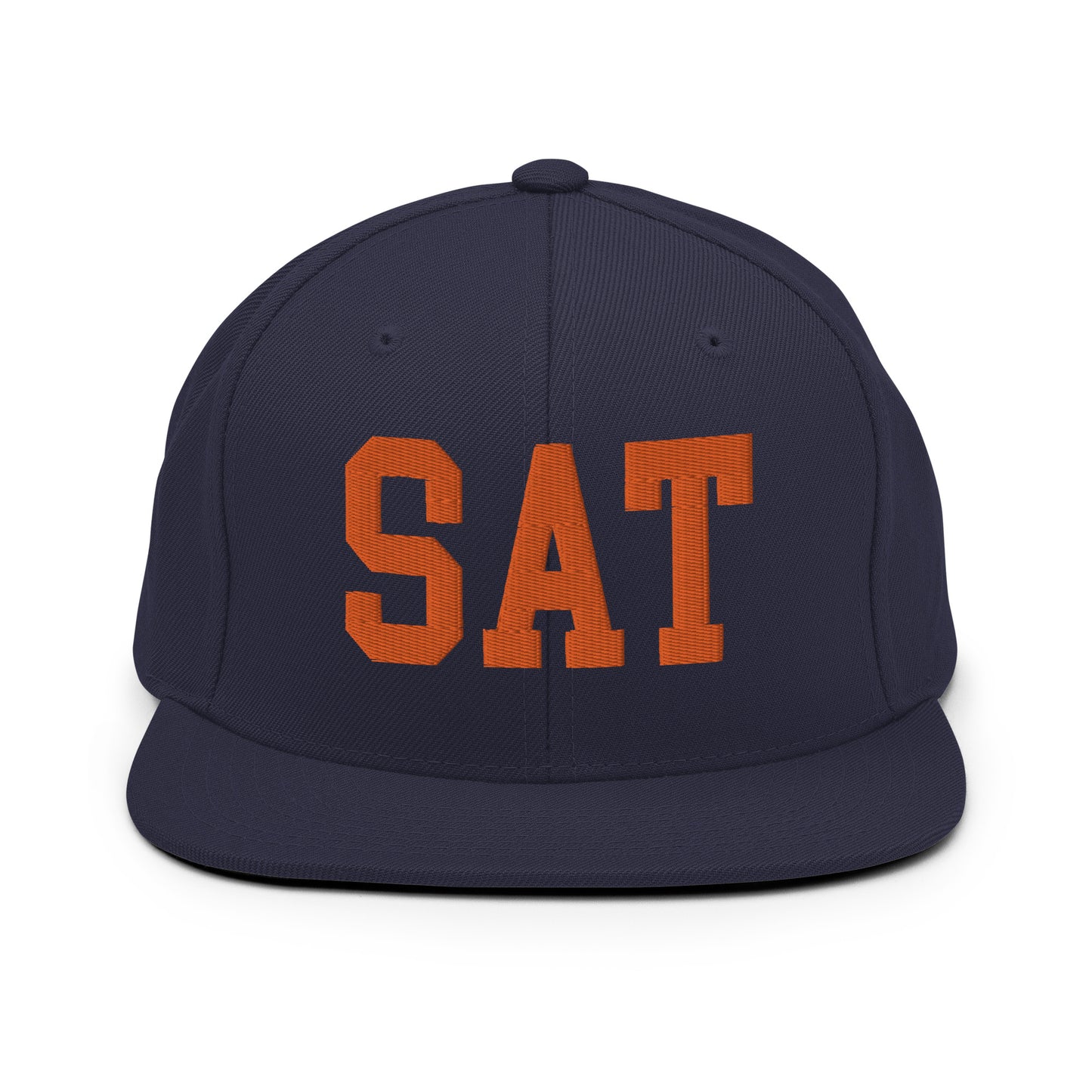 College-Style Classic Snapback Hat • Orange • SAT San Antonio • YHM Designs - Image 19