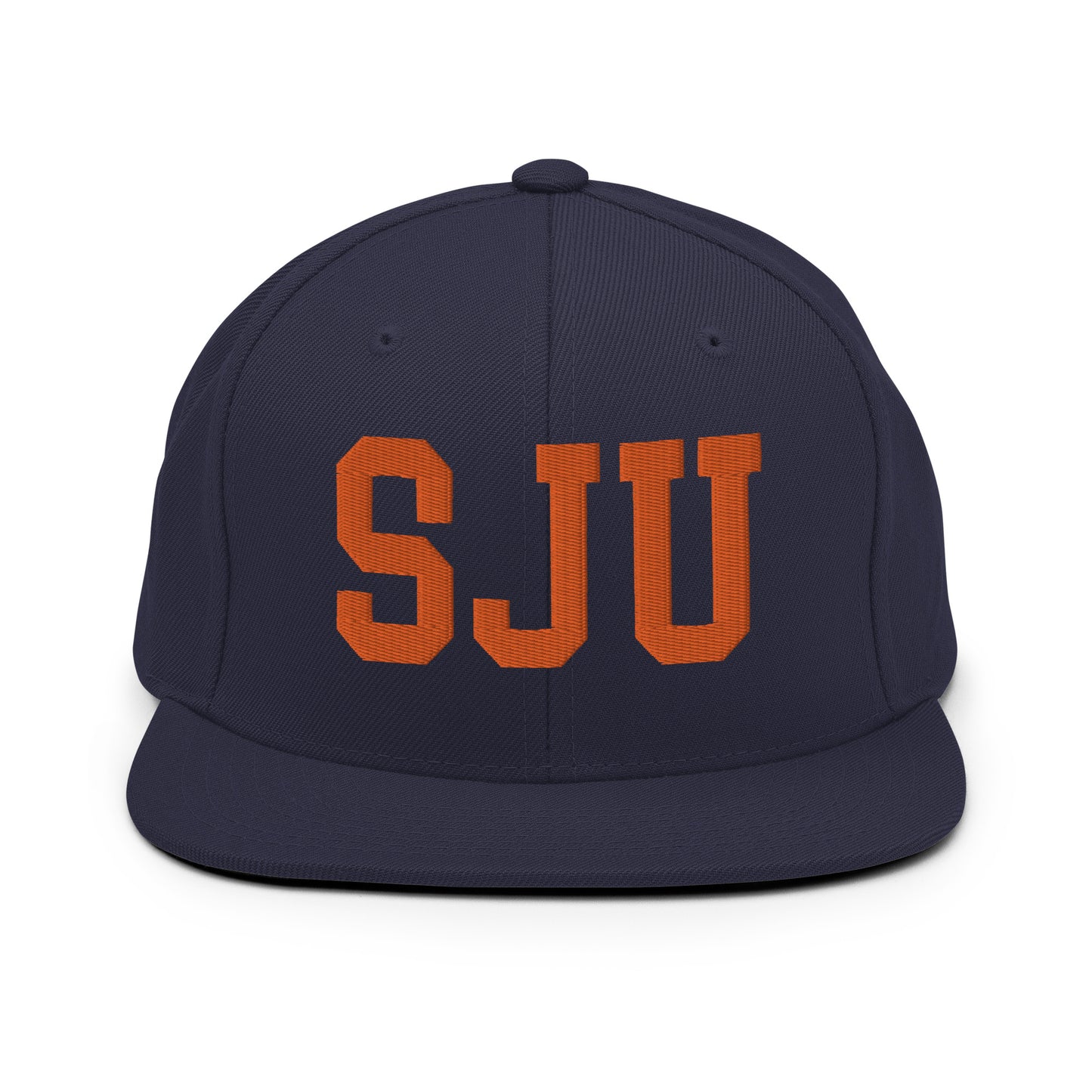 College-Style Classic Snapback Hat • Orange • SJU San Juan • YHM Designs - Image 19