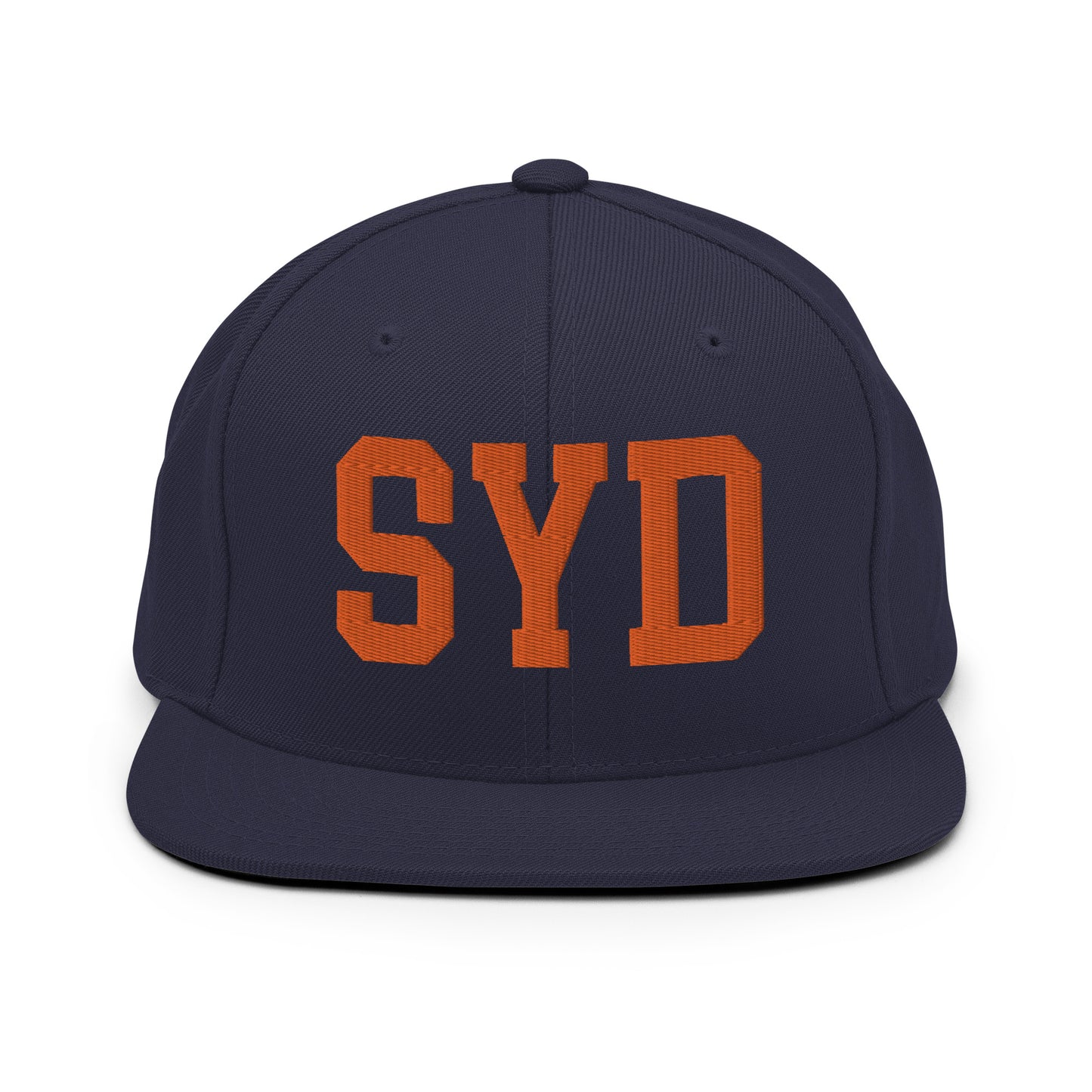 College-Style Classic Snapback Hat • Orange • SYD Sydney • YHM Designs - Image 19