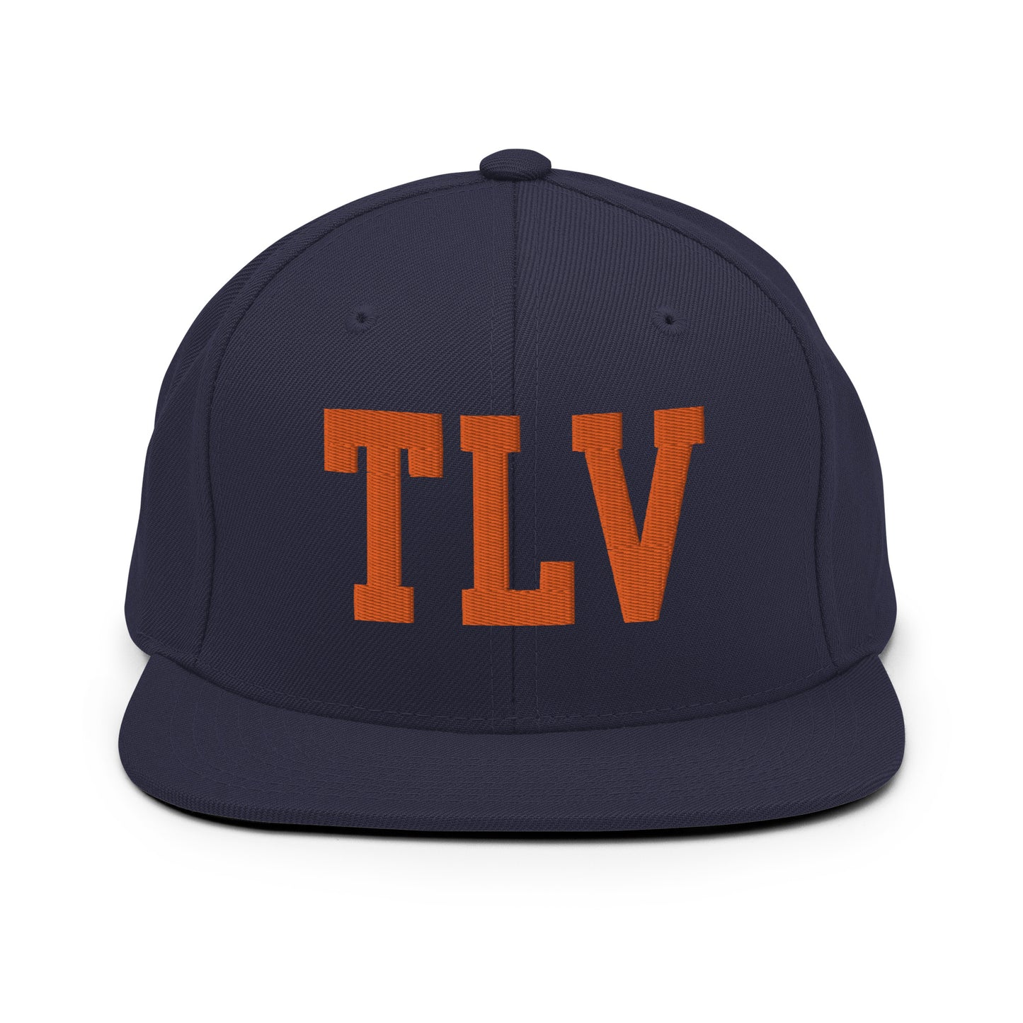 College-Style Classic Snapback Hat • Orange • TLV Tel Aviv • YHM Designs - Image 19