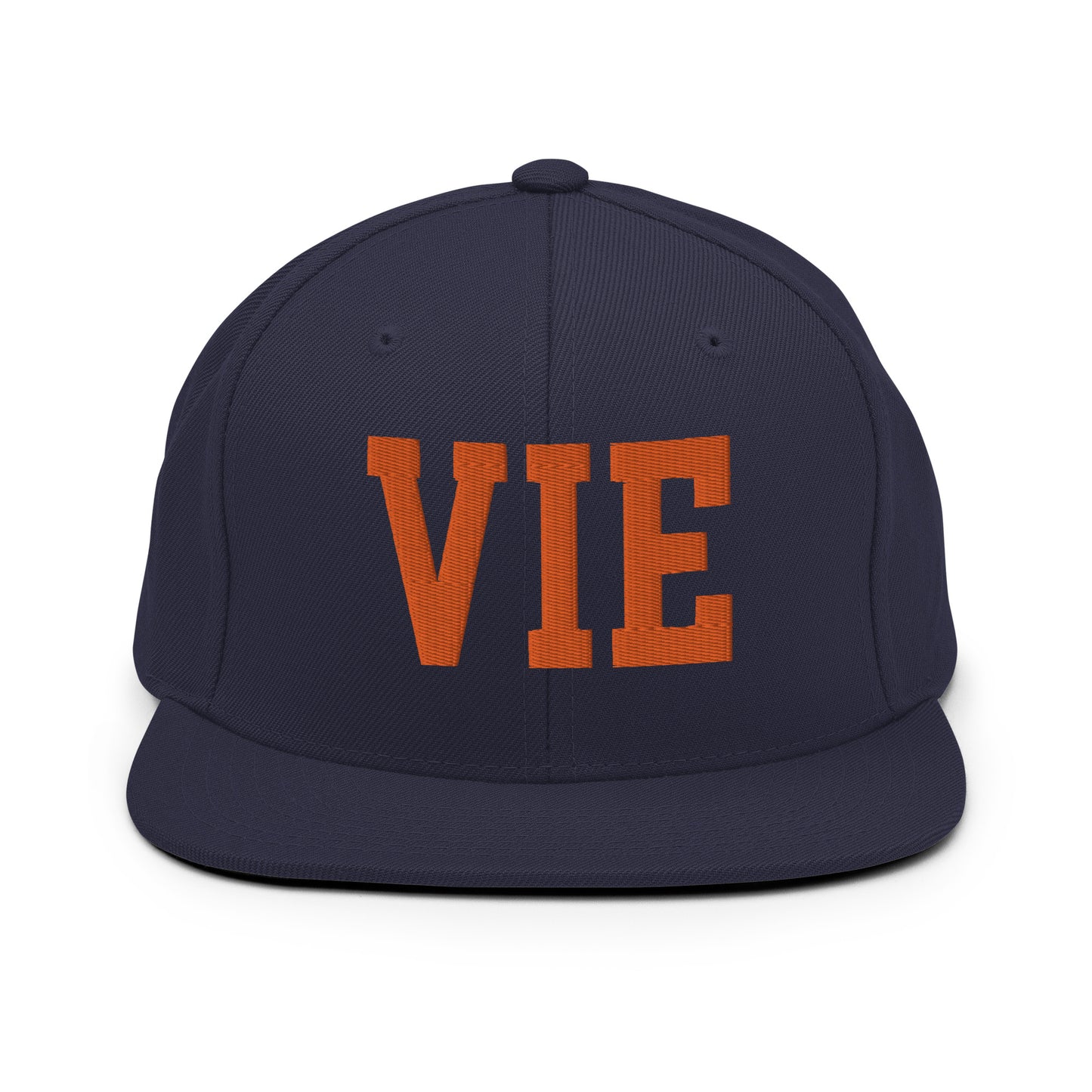 College-Style Classic Snapback Hat • Orange • VIE Vienna • YHM Designs - Image 19