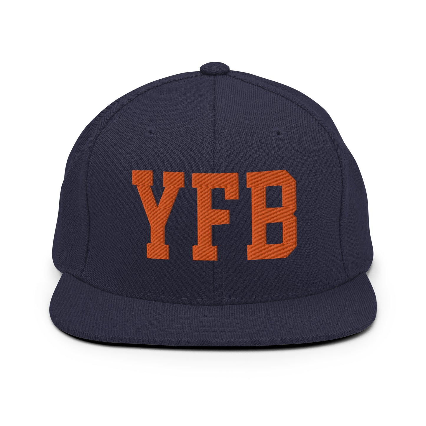 College-Style Classic Snapback Hat • Orange • YFB Iqaluit Souvenir • YHM Designs - Image 19