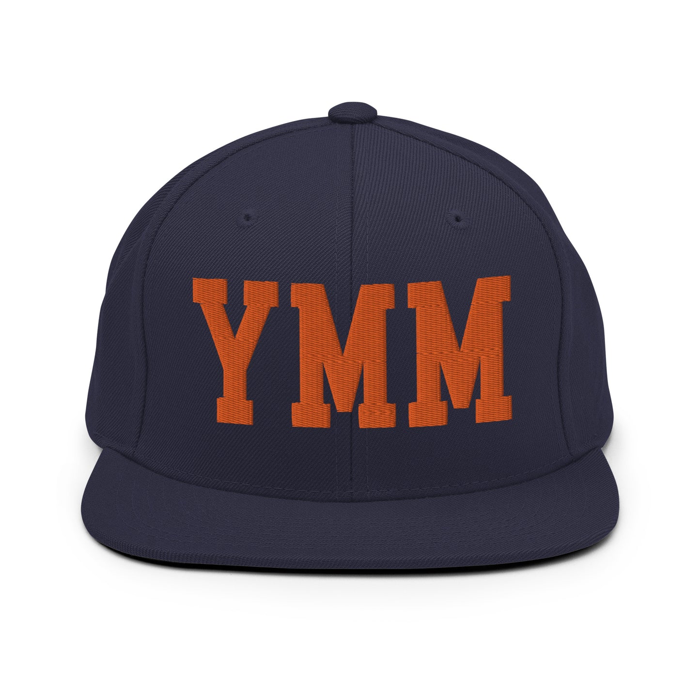 College-Style Classic Snapback Hat • Orange • YMM Fort McMurray • YHM Designs - Image 19