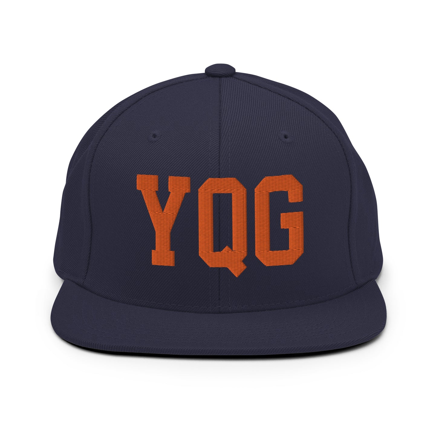 College-Style Classic Snapback Hat • Orange • YQG Windsor • YHM Designs - Image 19