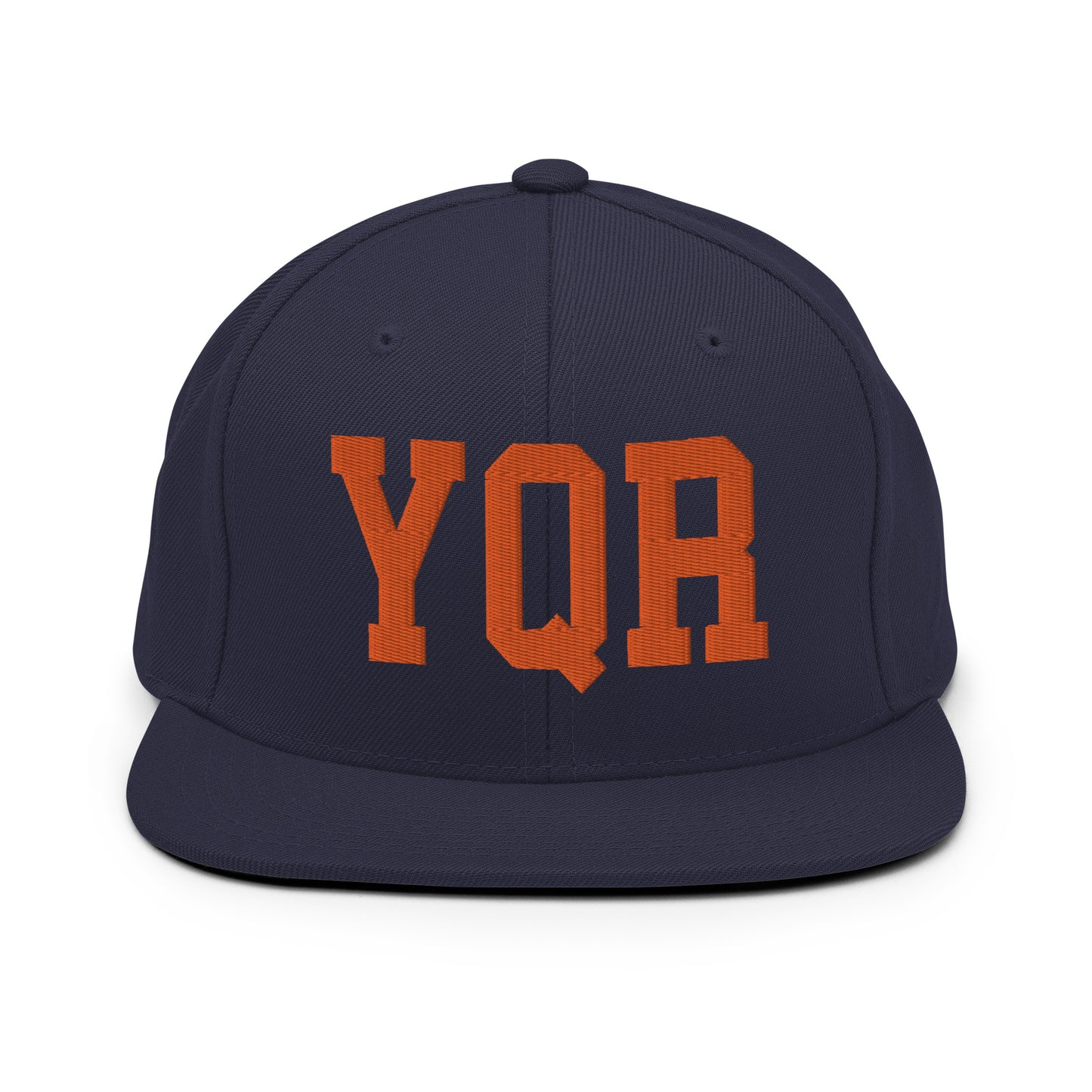 College-Style Classic Snapback Hat • Orange • YQR Regina • YHM Designs - Image 19