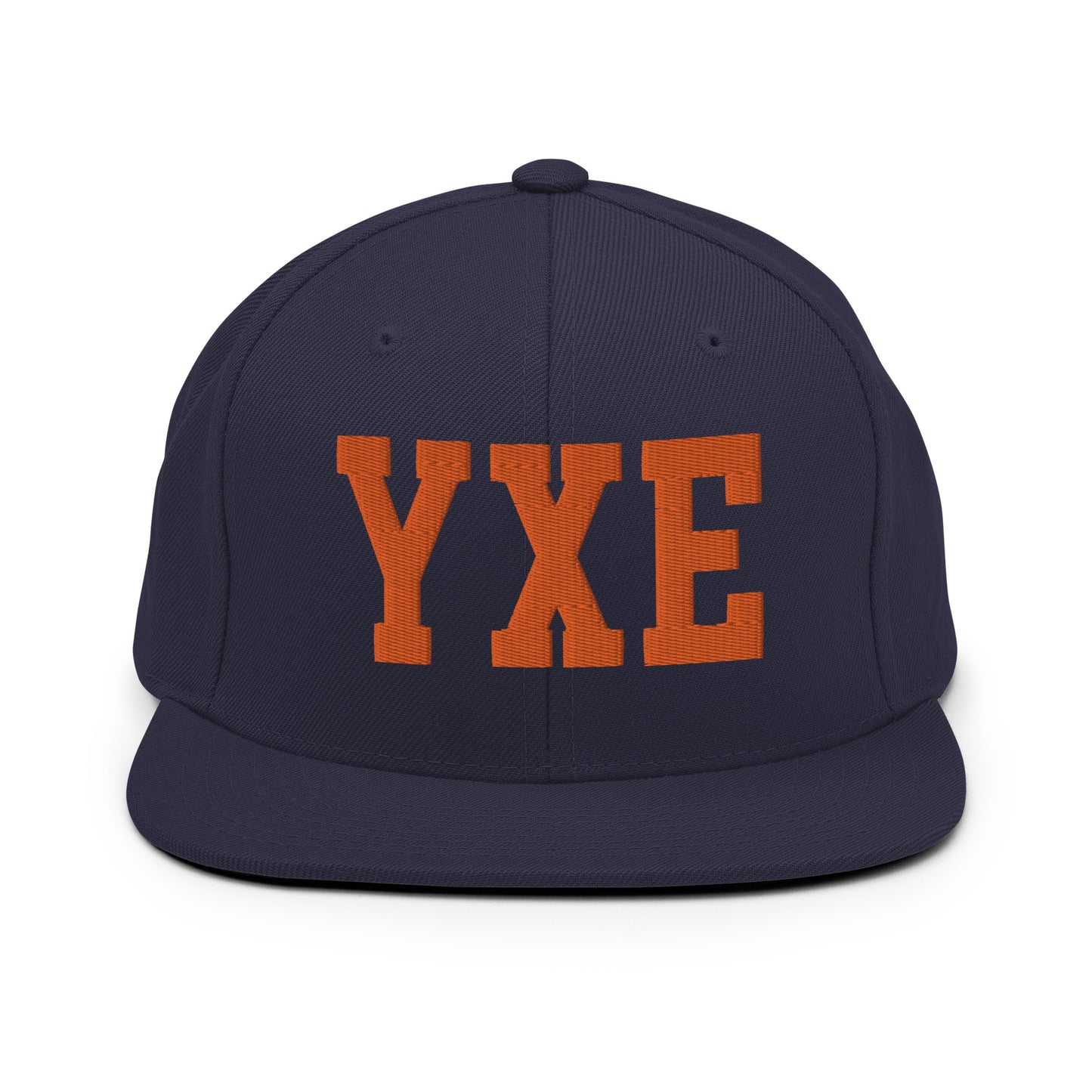 College-Style Classic Snapback Hat • Orange • YXE Saskatoon • YHM Designs - Image 19