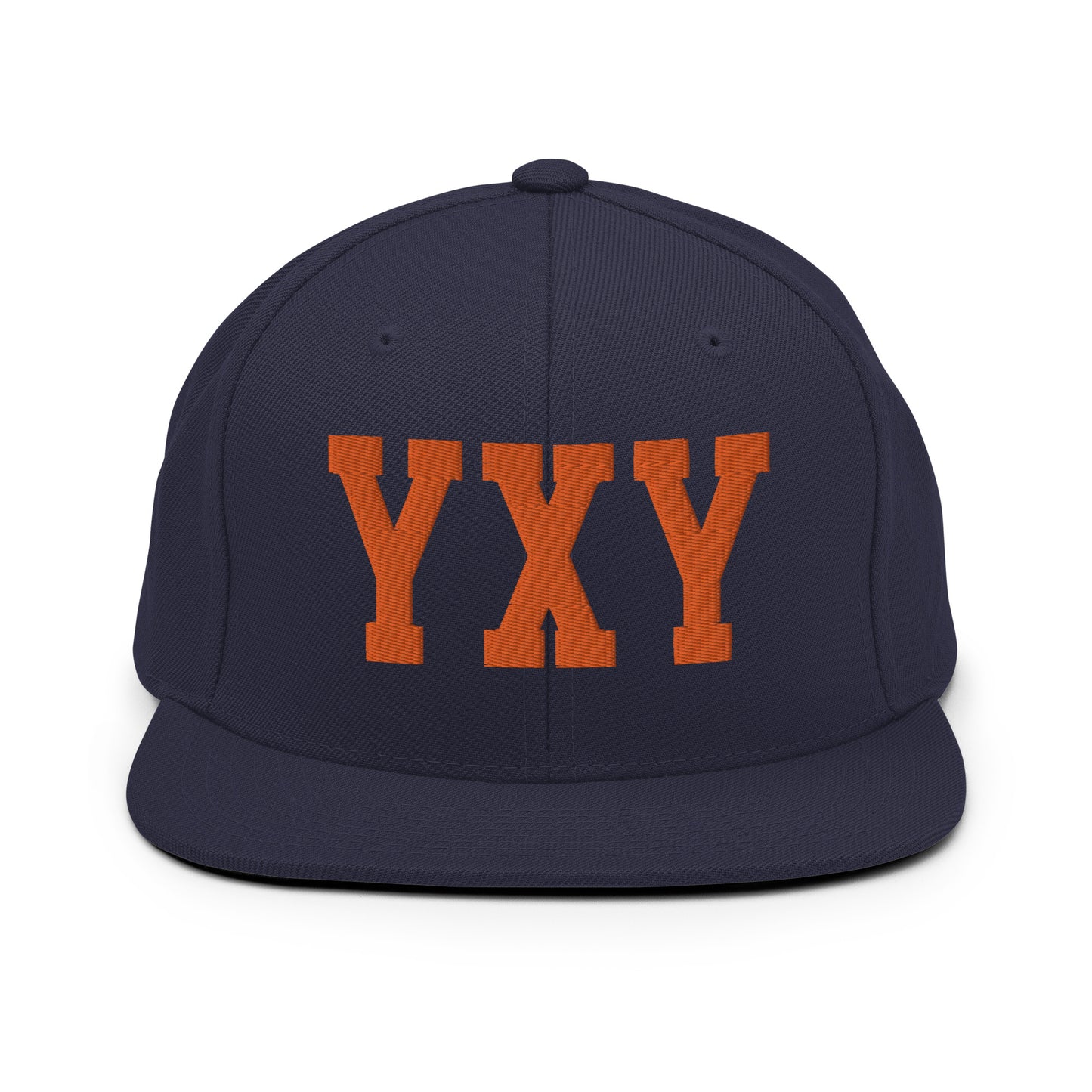 College-Style Classic Snapback Hat • Orange • YXY Whitehorse • YHM Designs - Image 19