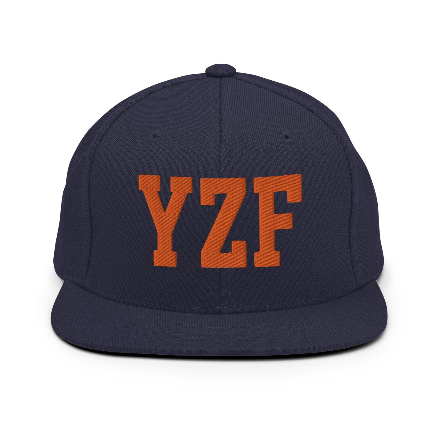 College-Style Classic Snapback Hat • Orange • YZF Yellowknife • YHM Designs - Image 19