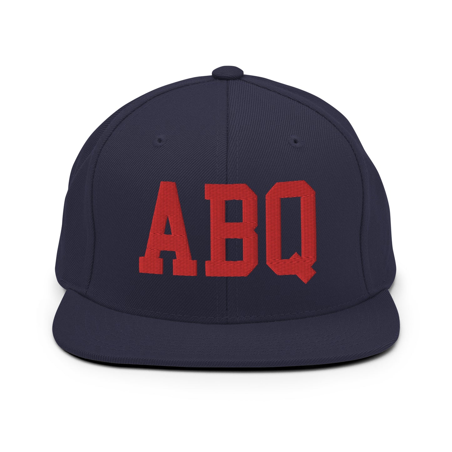 College-Style Classic Snapback Hat • Red • ABQ Albuquerque • YHM Designs - Image 15