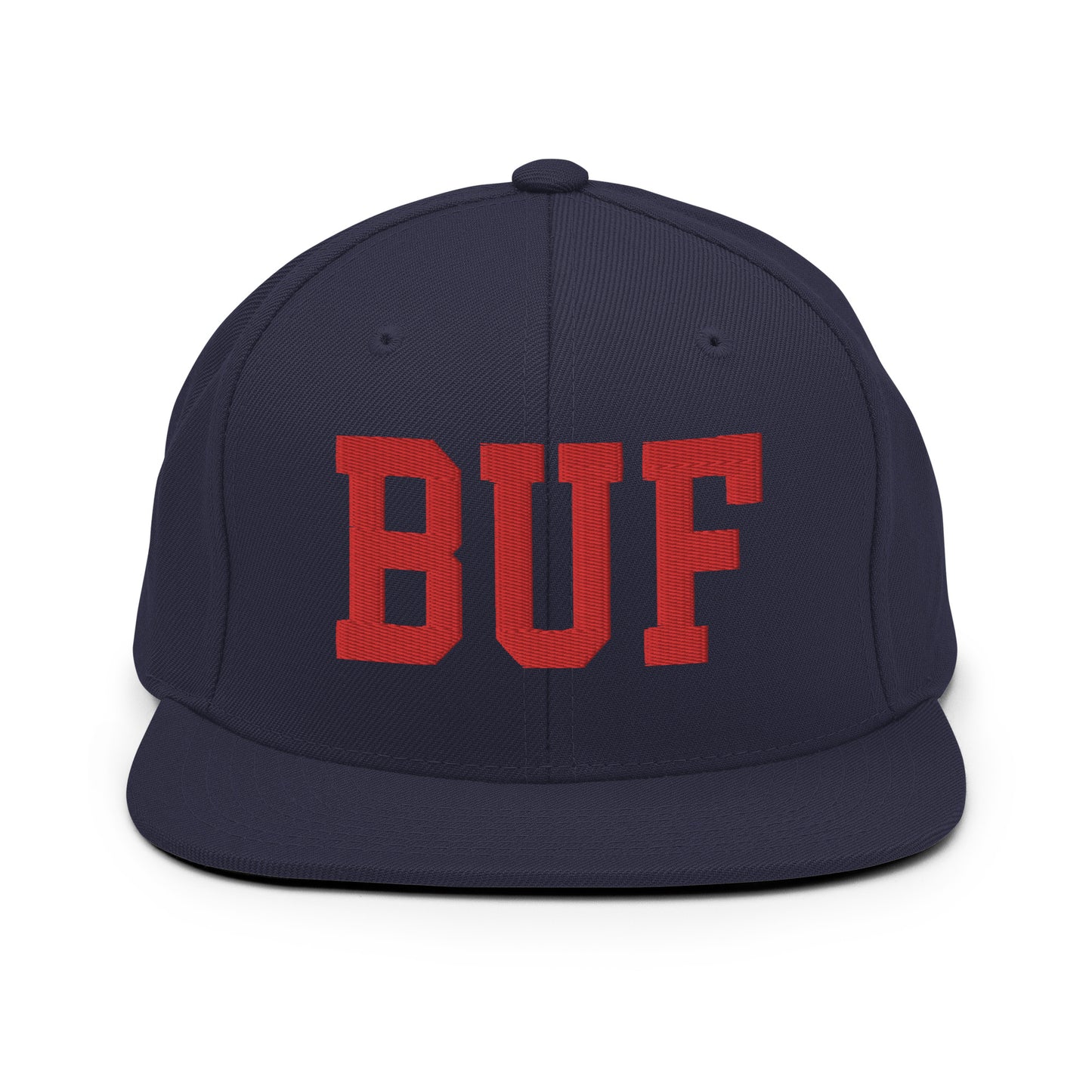 College-Style Classic Snapback Hat • Red • BUF Buffalo • YHM Designs - Image 15