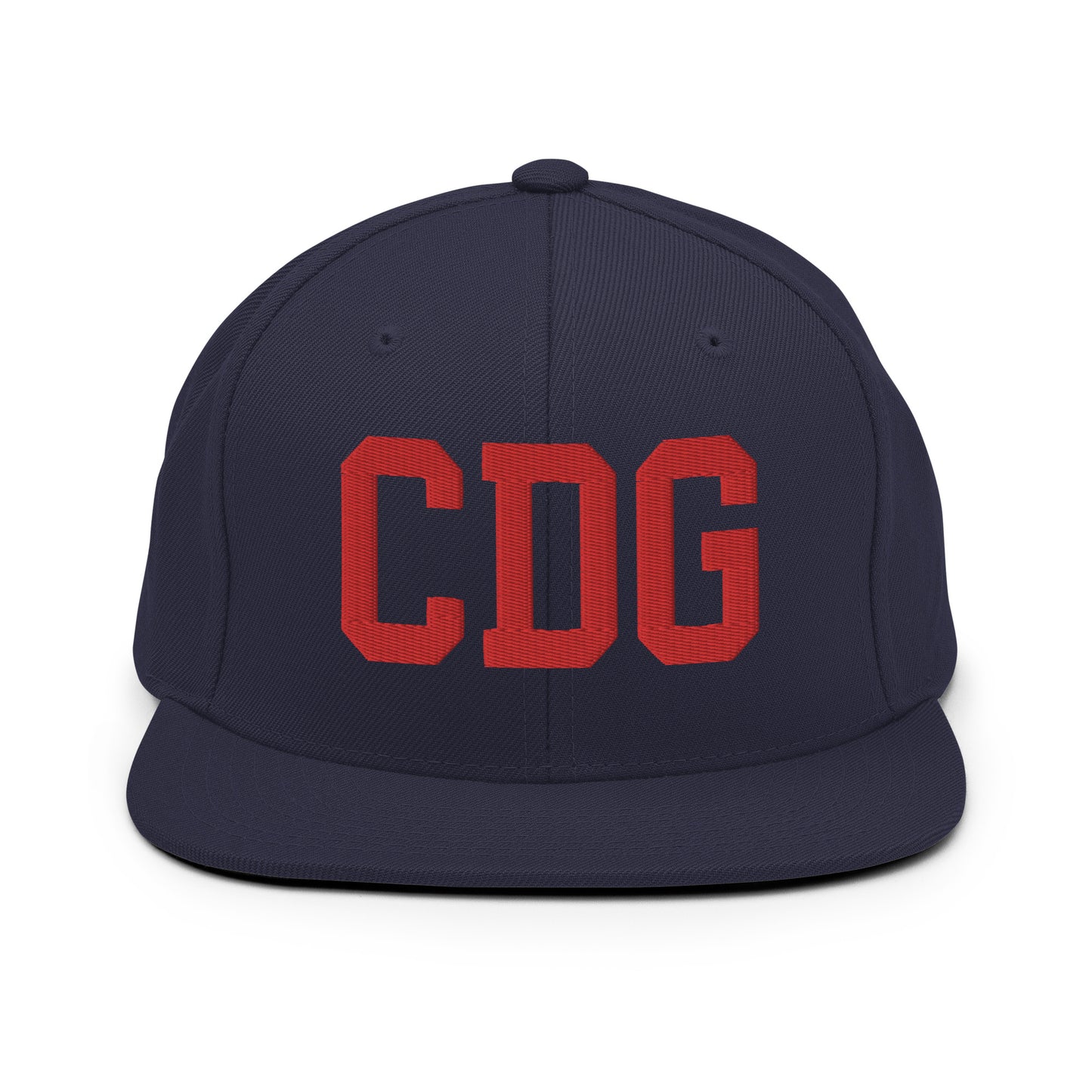 College-Style Classic Snapback Hat • Red • CDG Paris • YHM Designs - Image 15