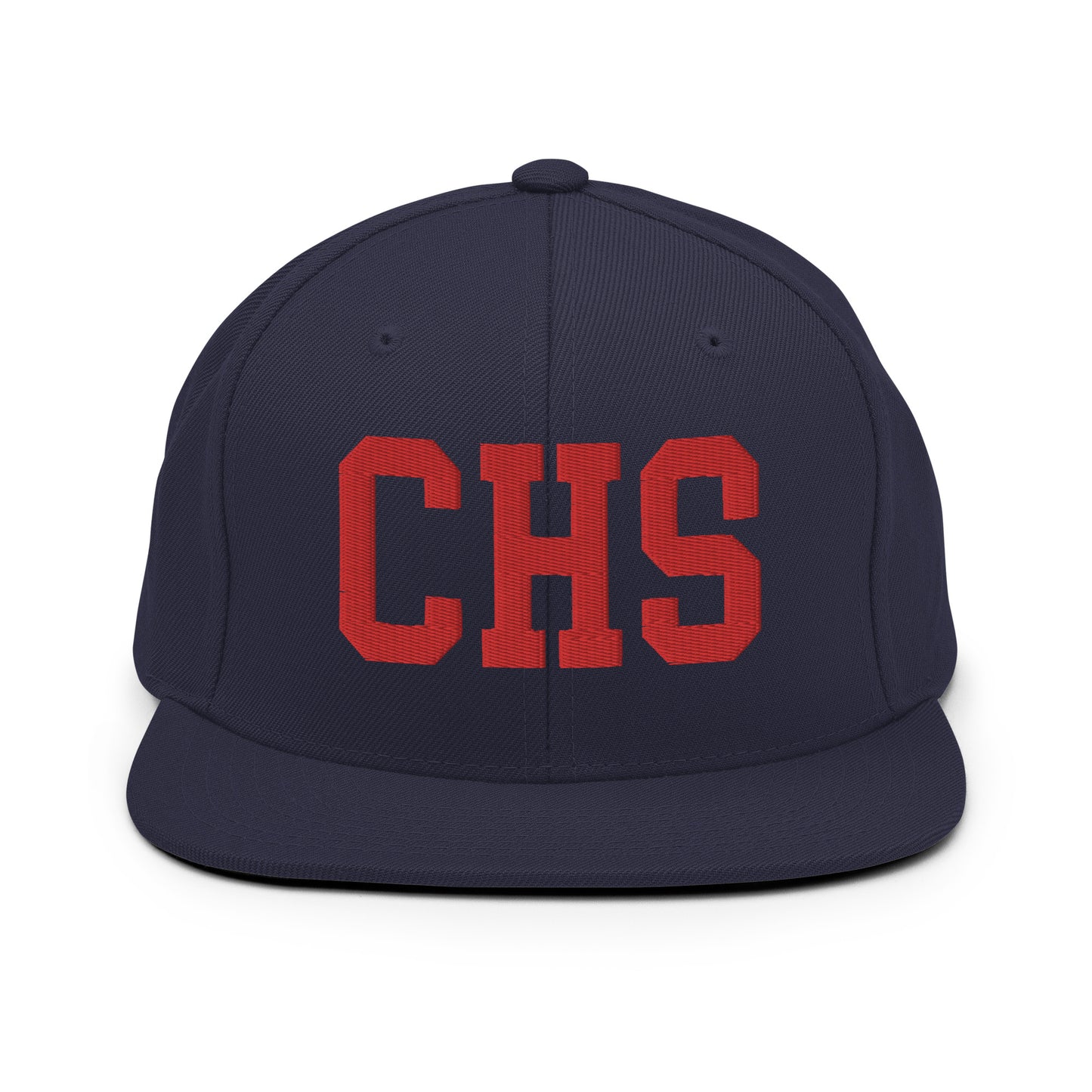 College-Style Classic Snapback Hat • Red • CHS Charleston • YHM Designs - Image 15