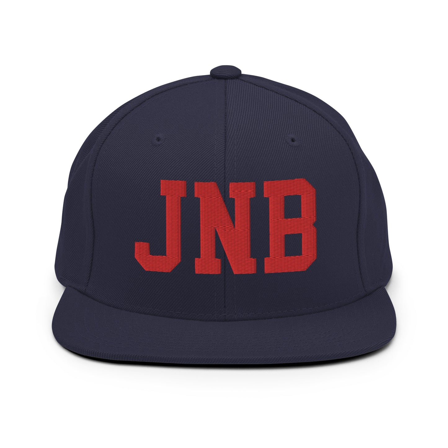 College-Style Classic Snapback Hat • Red • JNB Johannesburg • YHM Designs - Image 15
