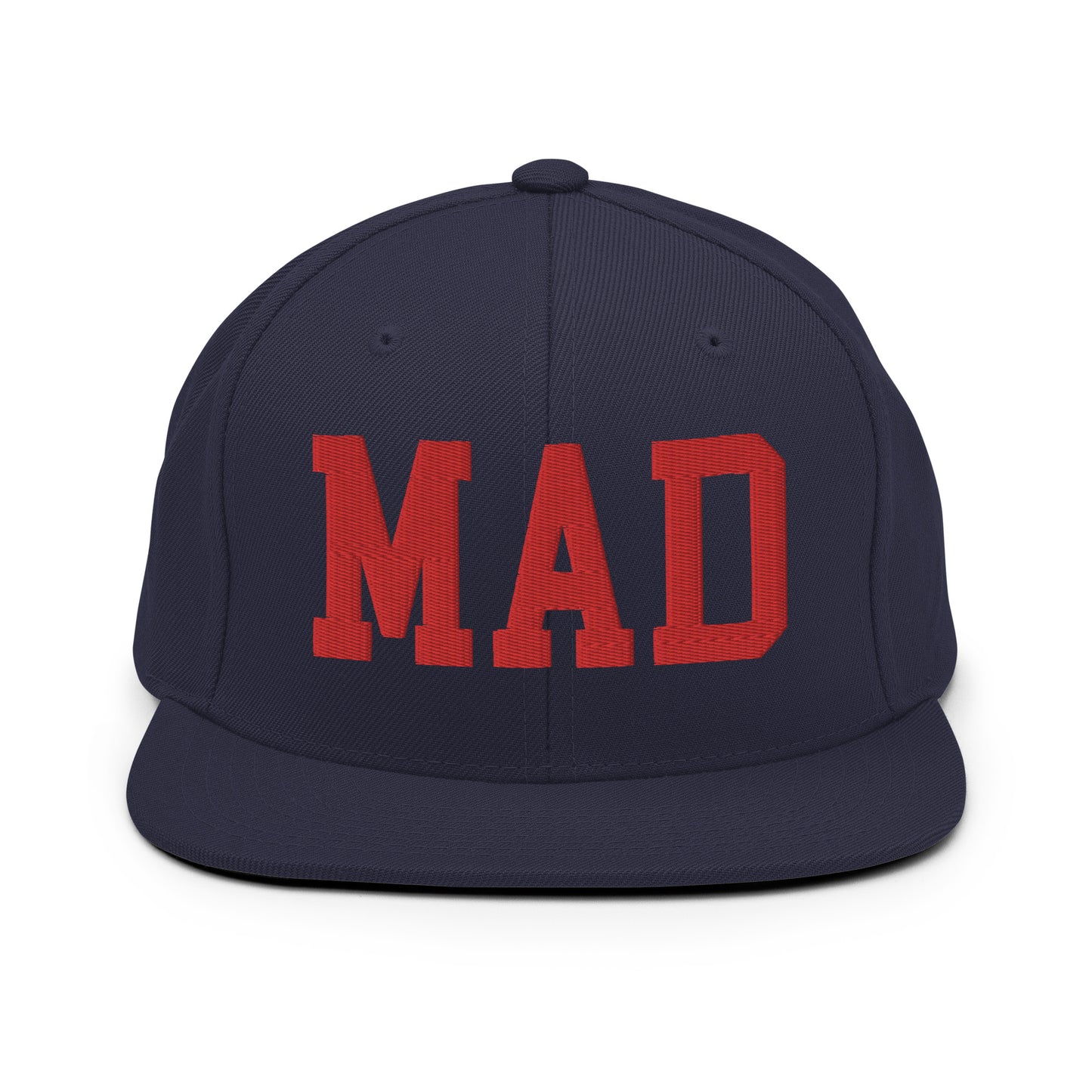 College-Style Classic Snapback Hat • Red • MAD Madrid • YHM Designs - Image 15