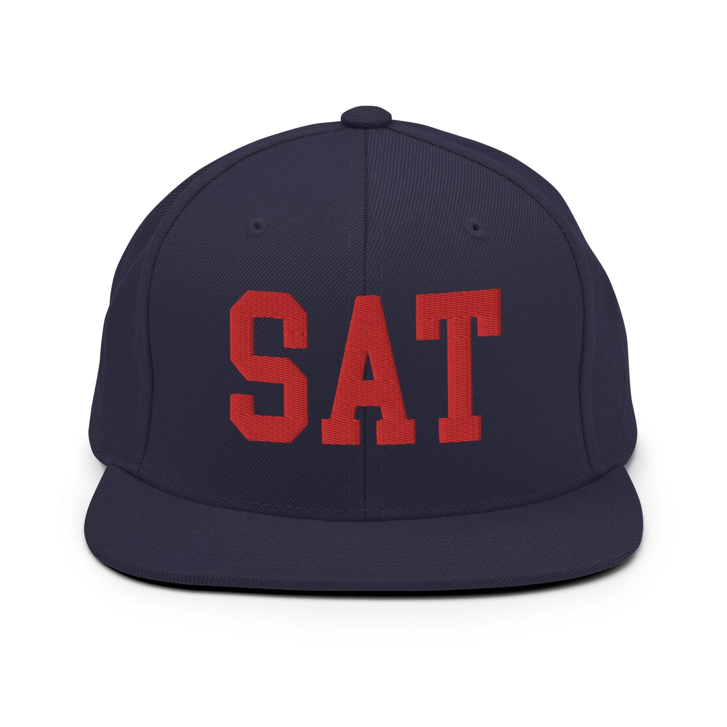 College-Style Classic Snapback Hat • Red • SAT San Antonio • YHM Designs - Image 15