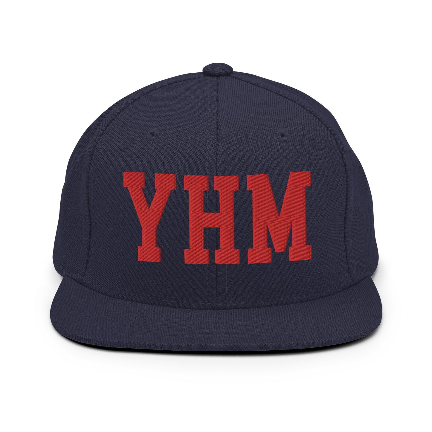 College-Style Classic Snapback Hat • Red • YHM Hamilton • YHM Designs - Image 15