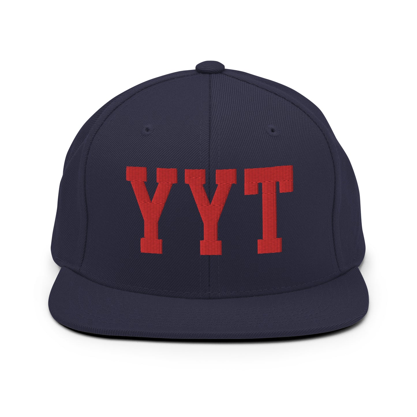 College-Style Classic Snapback Hat • Red • YYT St. John's Souvenir • YHM Designs - Image 15
