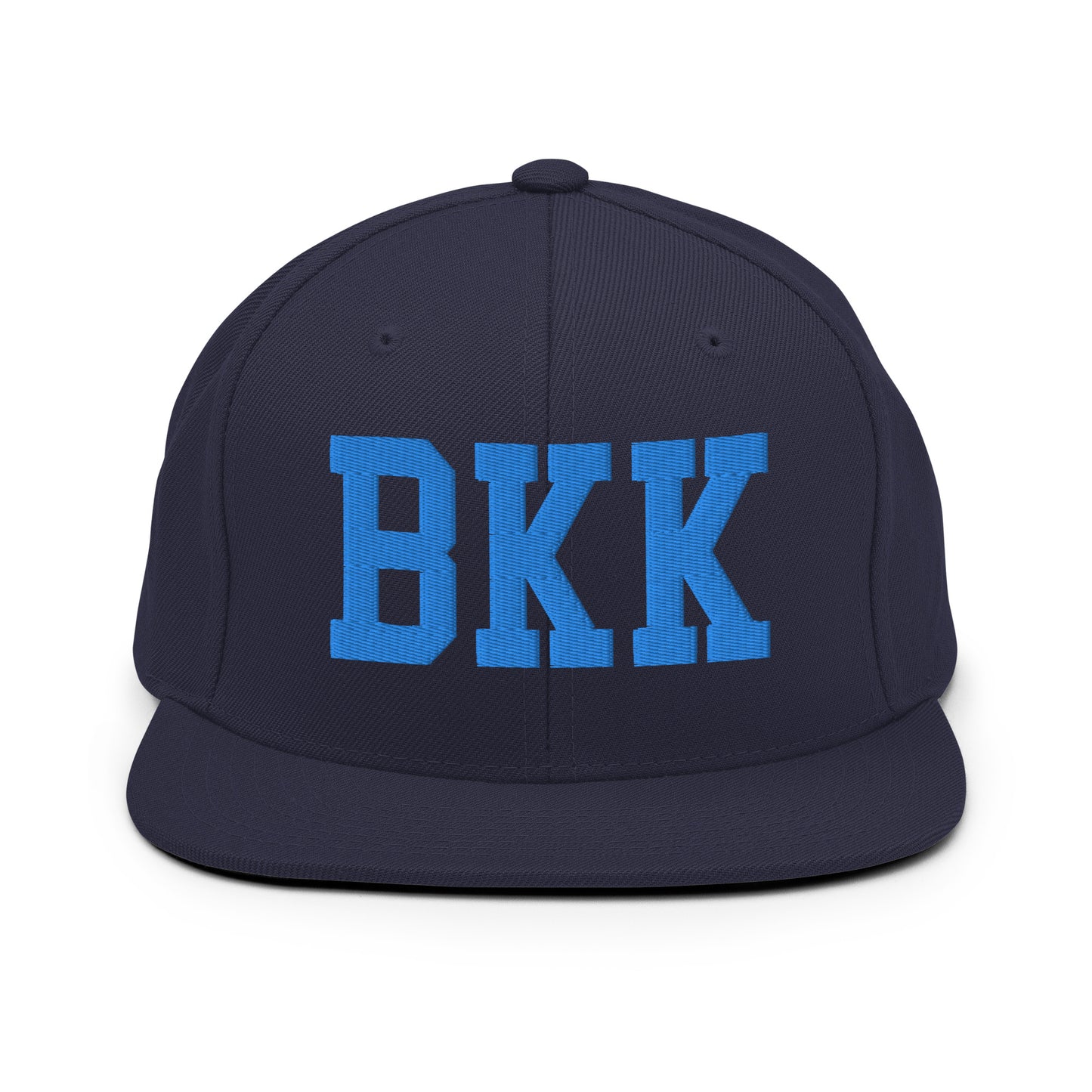 College-Style Classic Snapback Hat • Aqua Blue • BKK Bangkok • YHM Designs - Image 07
