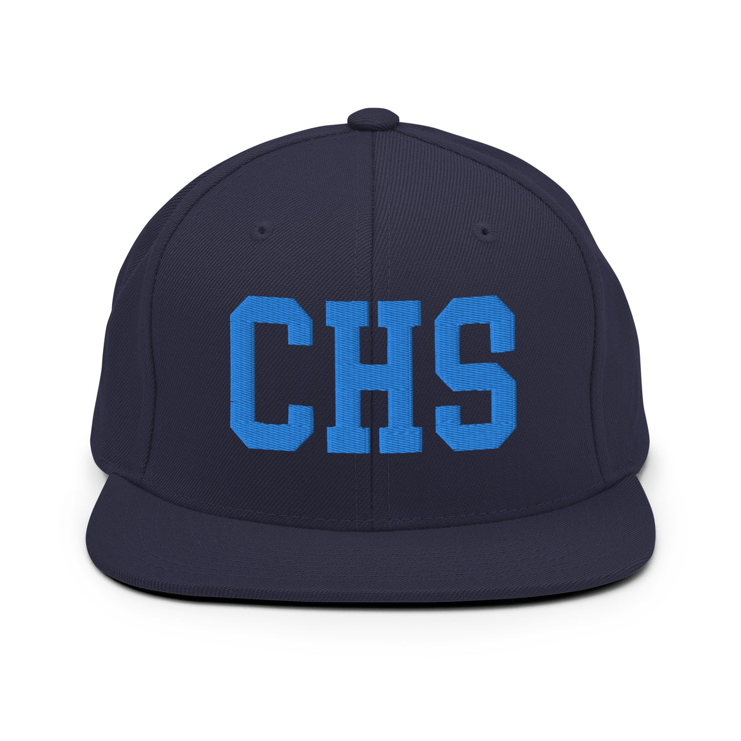 College-Style Classic Snapback Hat • Aqua Blue • CHS Charleston • YHM Designs - Image 07