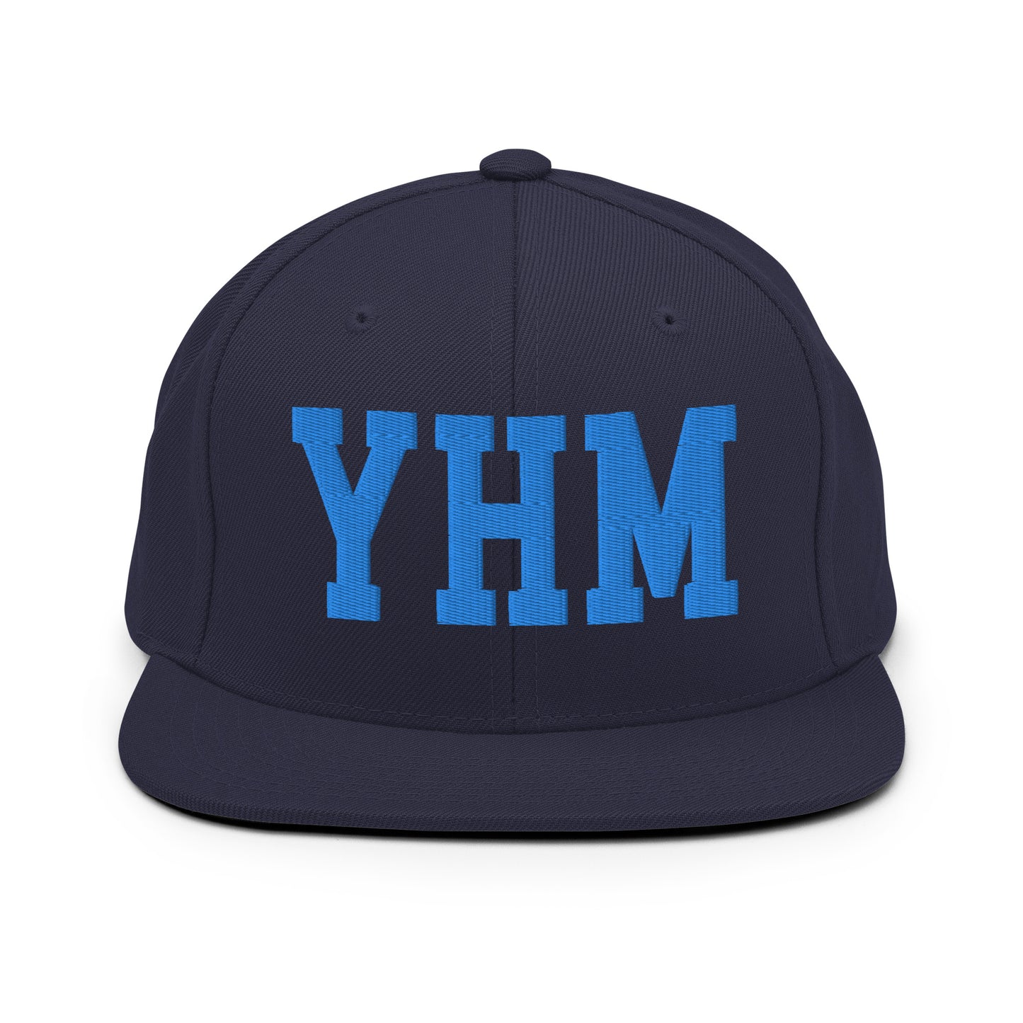 College-Style Classic Snapback Hat • Aqua Blue • YHM Hamilton • YHM Designs - Image 07