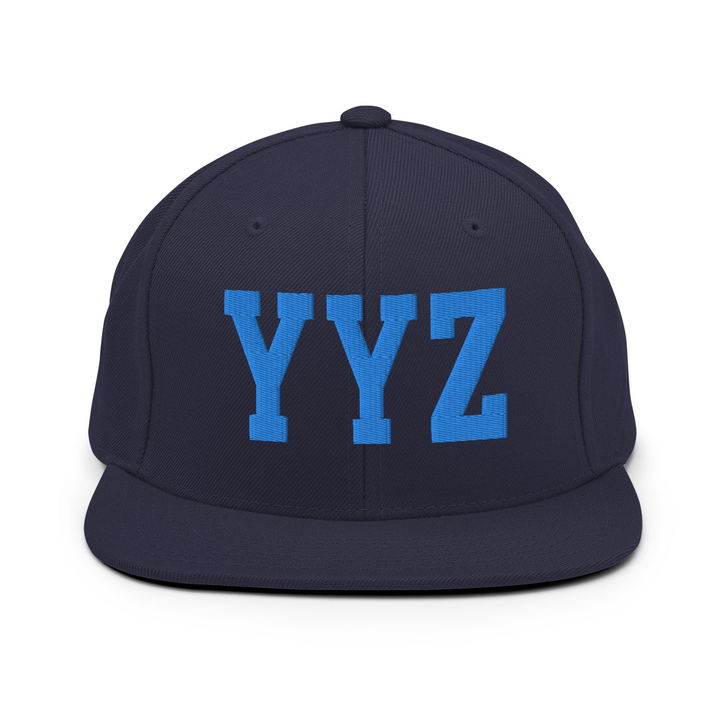 College-Style Classic Snapback Hat • Aqua Blue • YYZ Toronto • YHM Designs - Image 07