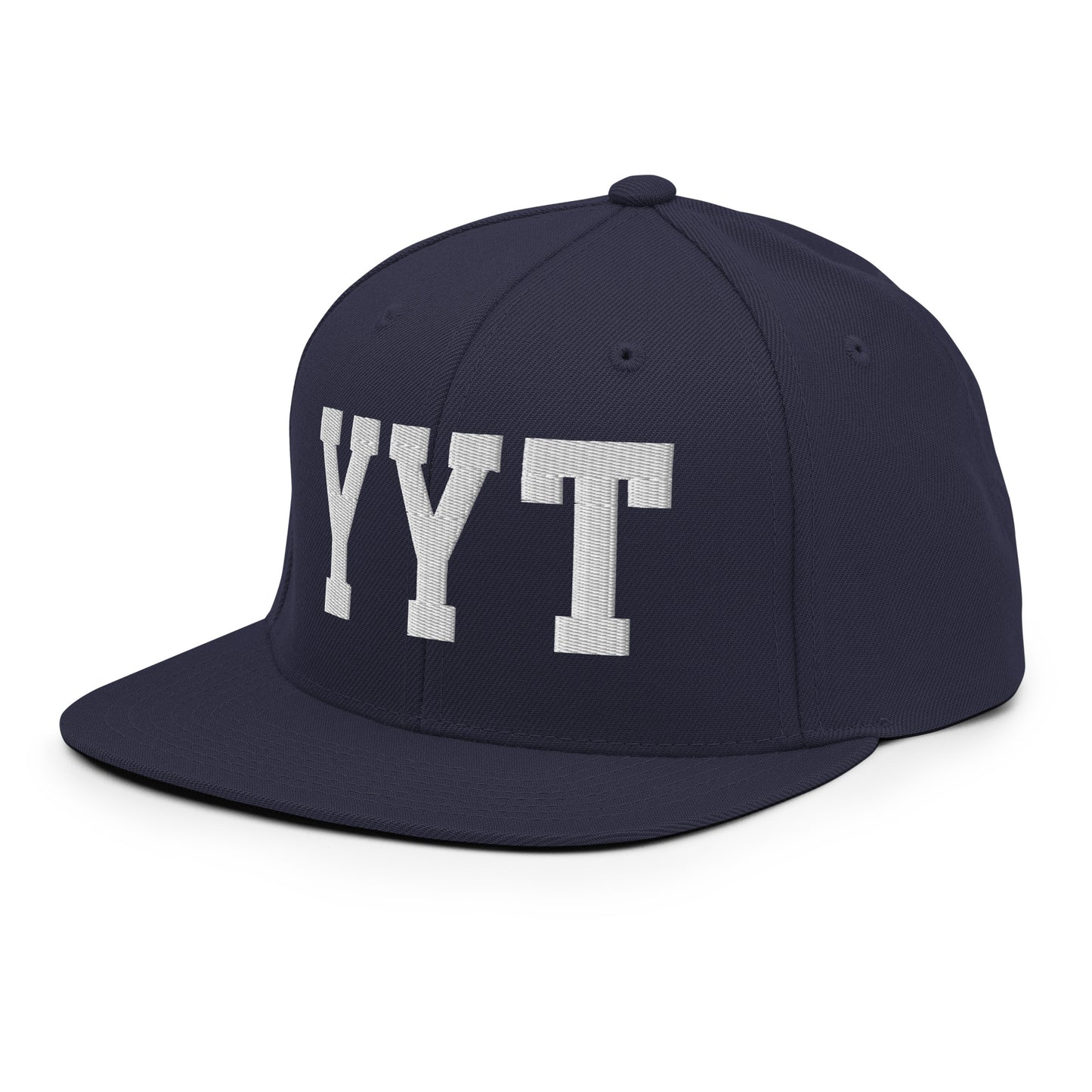College-Style Classic Snapback Hat • White • YYT St. John's Souvenir • YHM Designs - Image 17