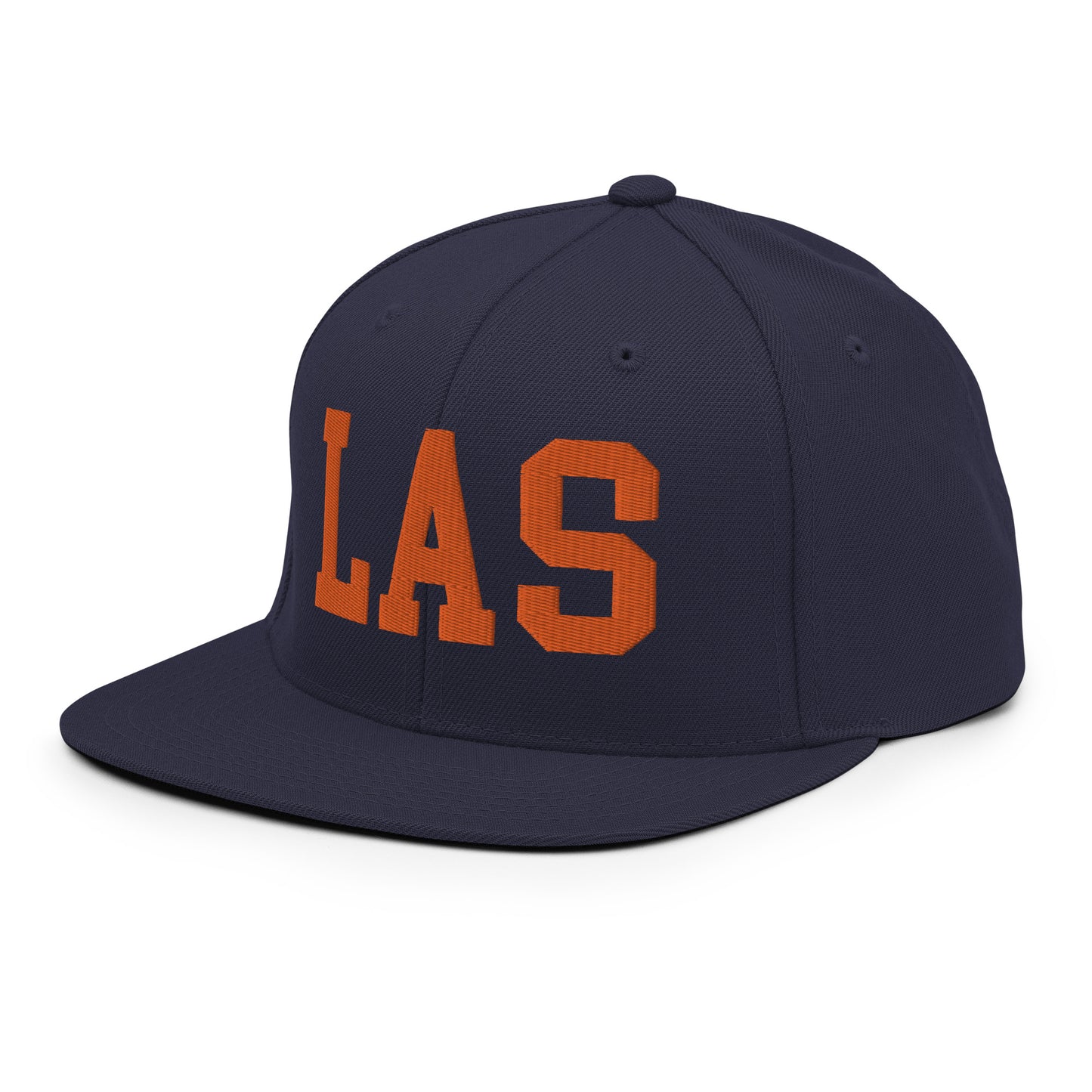 College-Style Classic Snapback Hat • Orange • LAS Las Vegas • YHM Designs - Image 21