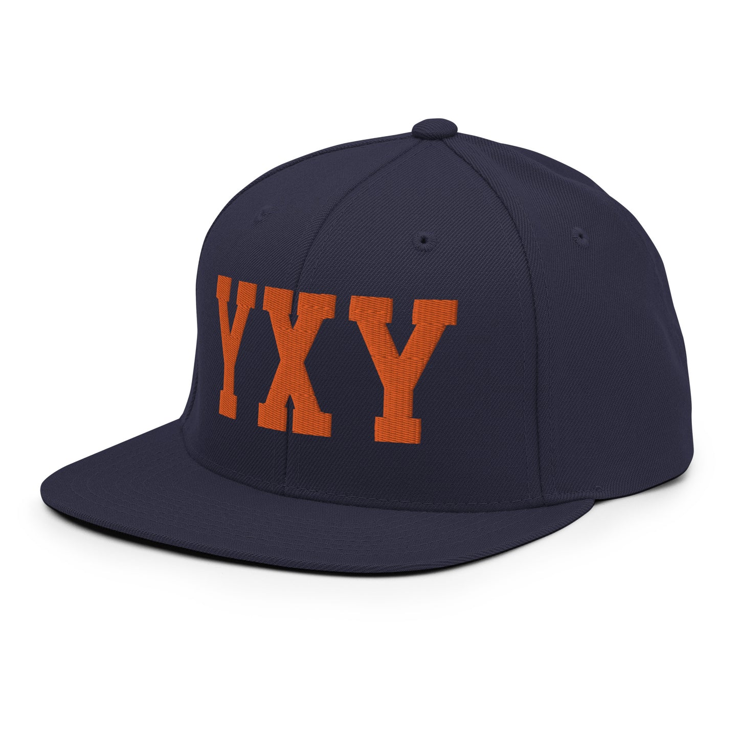College-Style Classic Snapback Hat • Orange • YXY Whitehorse • YHM Designs - Image 21