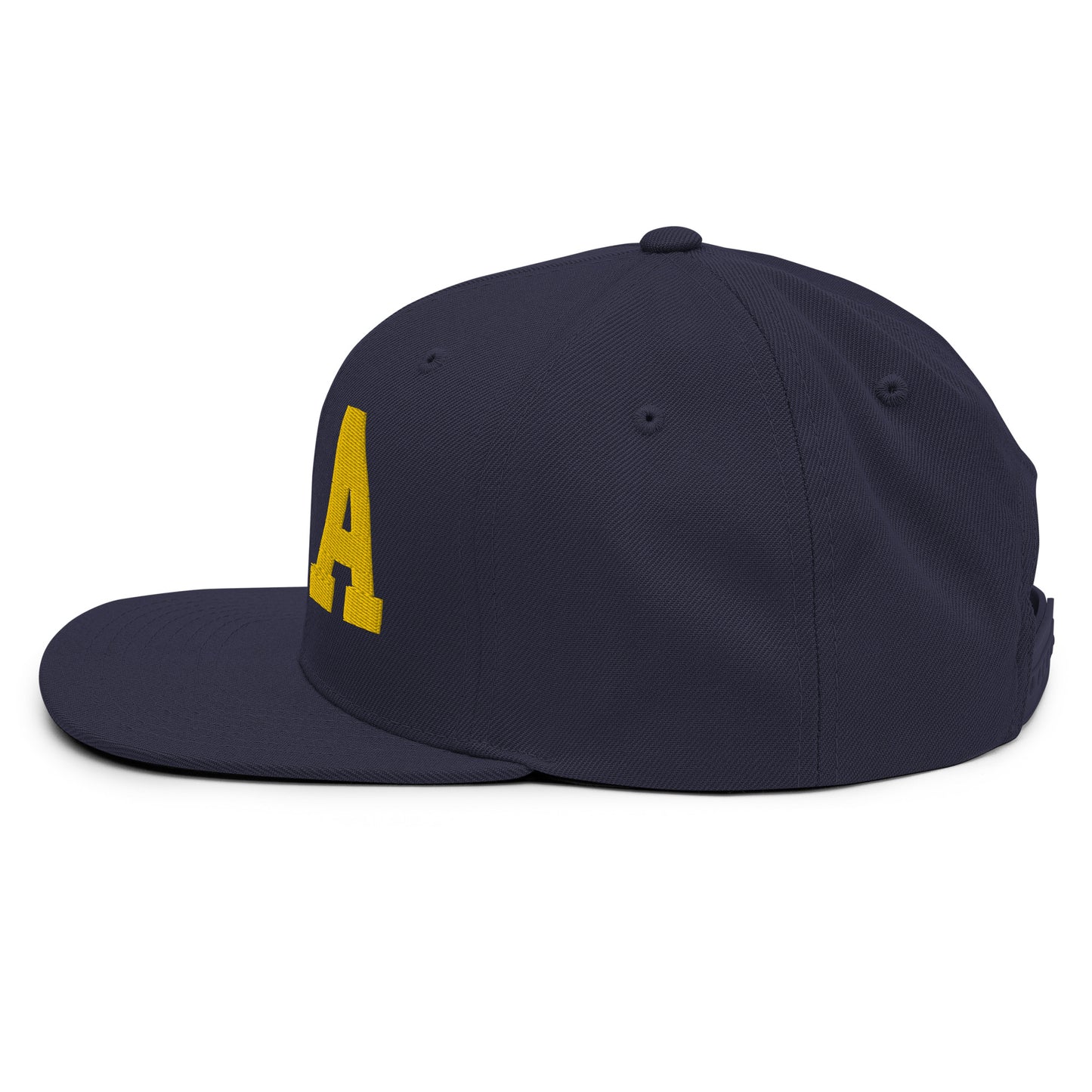 College-Style Classic Snapback Hat • Gold • DCA Washington • YHM Designs - Image 13