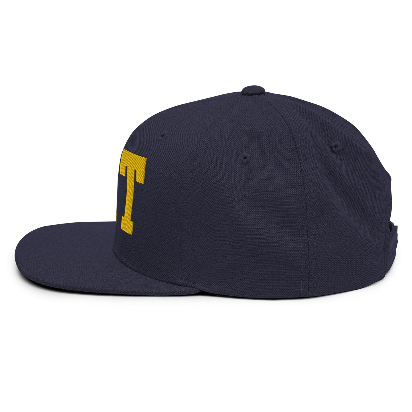 College-Style Classic Snapback Hat • Gold • SAT San Antonio • YHM Designs - Image 13