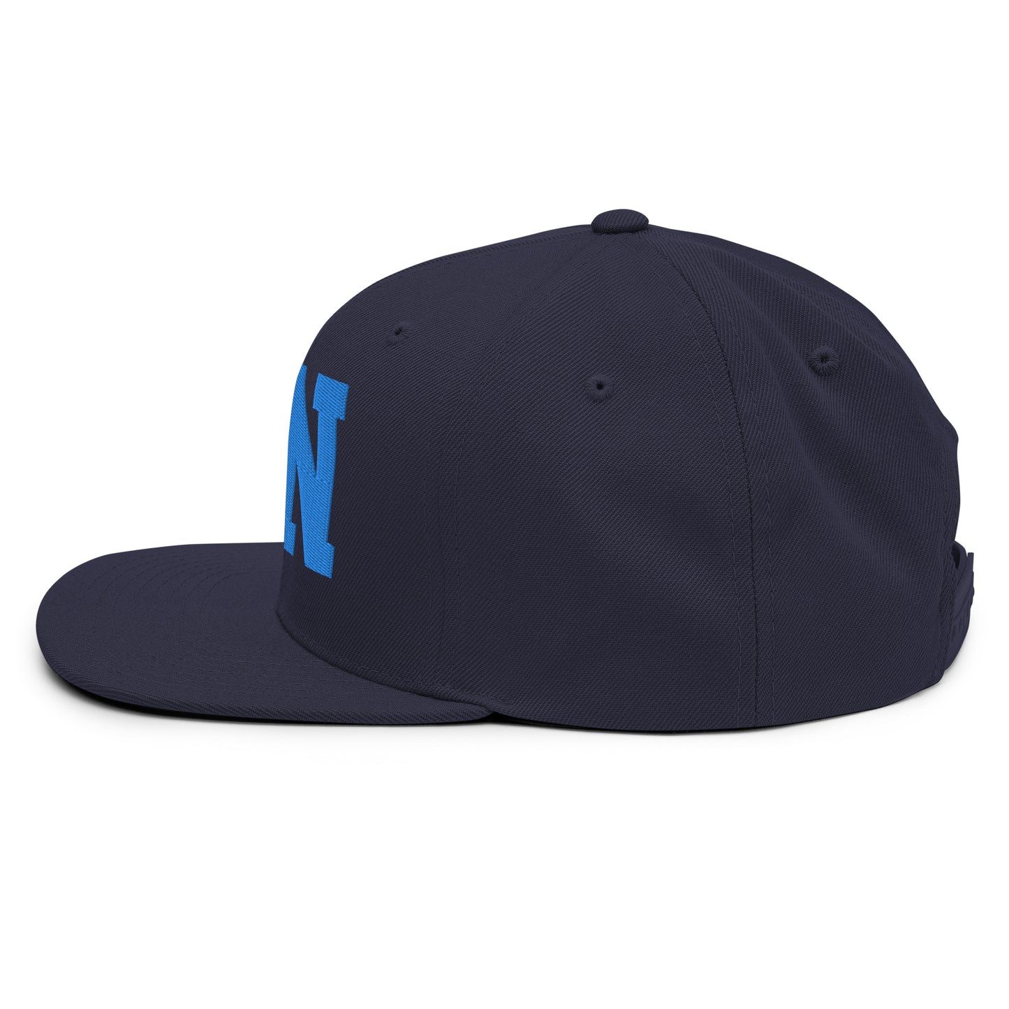 College-Style Classic Snapback Hat • Aqua Blue • ICN Seoul • YHM Designs - Image 09