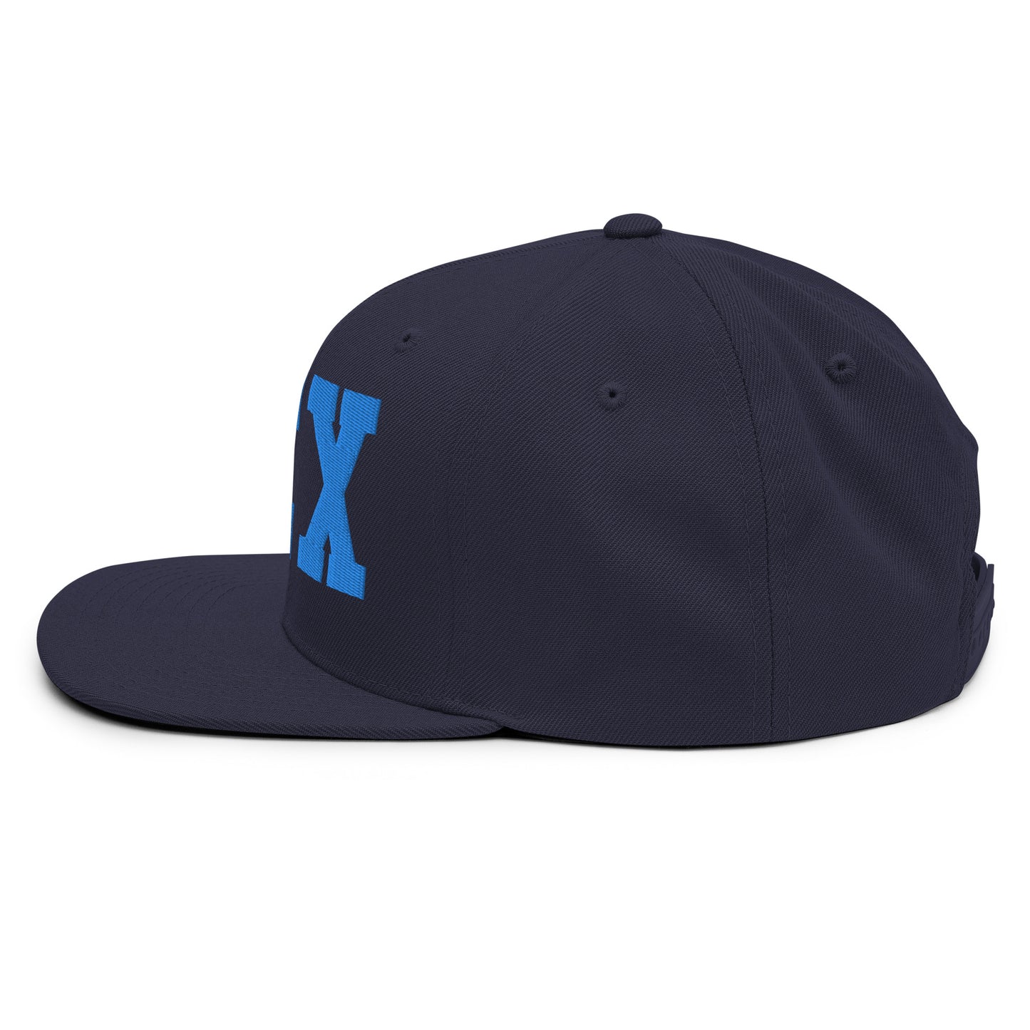 College-Style Classic Snapback Hat • Aqua Blue • MEX Mexico City • YHM Designs - Image 09
