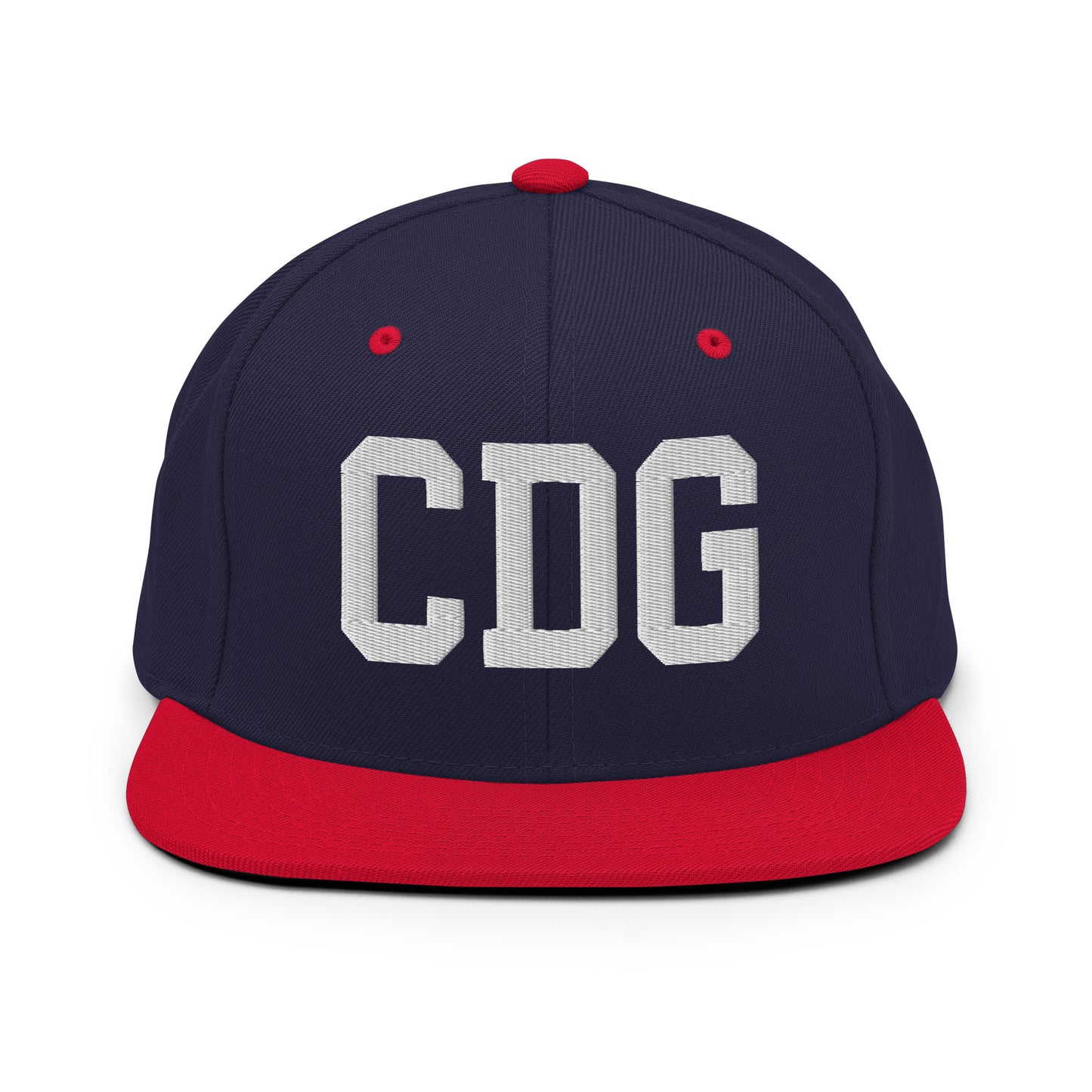 College-Style Classic Snapback Hat • White • CDG Paris • YHM Designs - Image 19