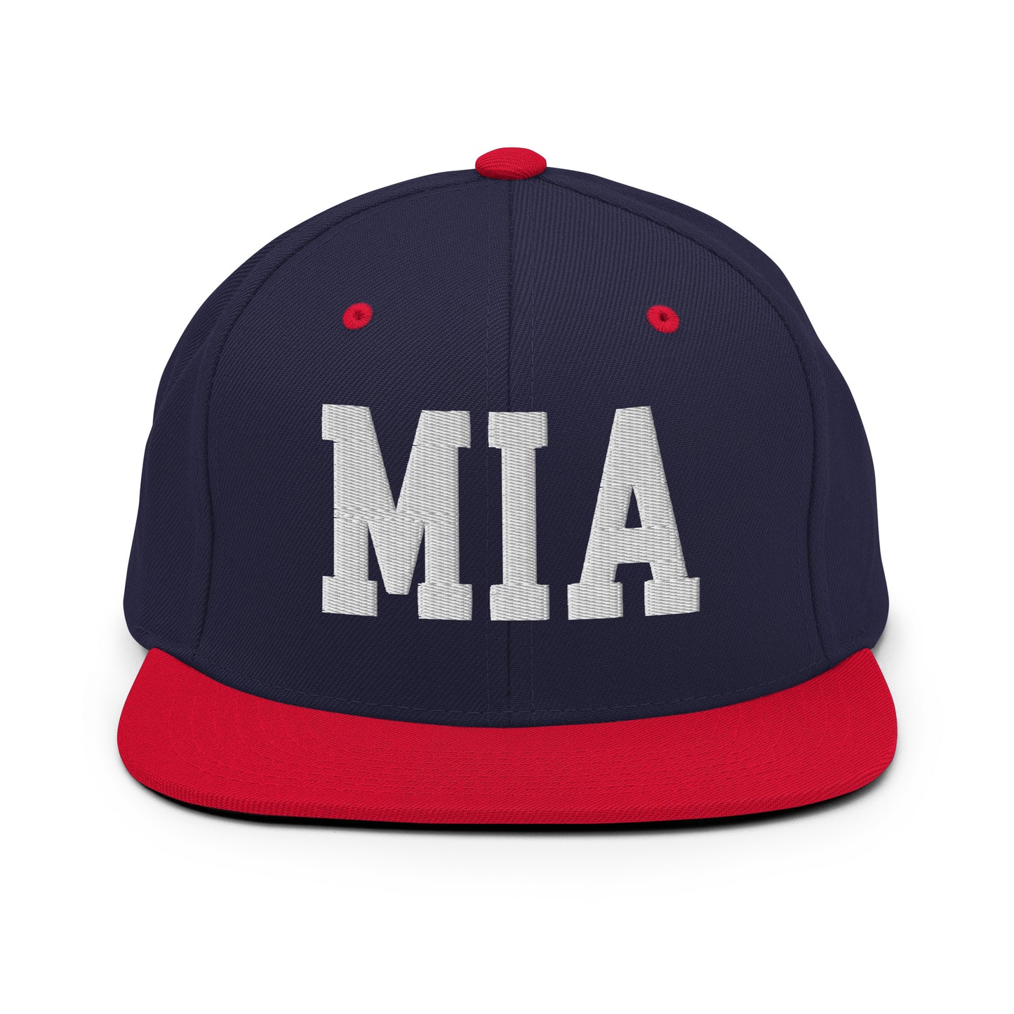 College-Style Classic Snapback Hat • White • MIA Miami • YHM Designs - Image 19