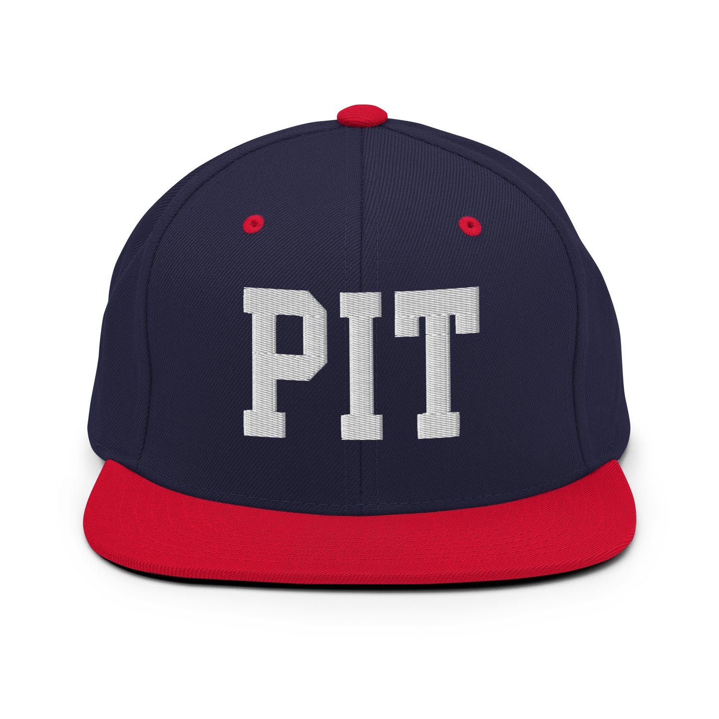 College-Style Classic Snapback Hat • White • PIT Pittsburgh Souvenir • YHM Designs - Image 19
