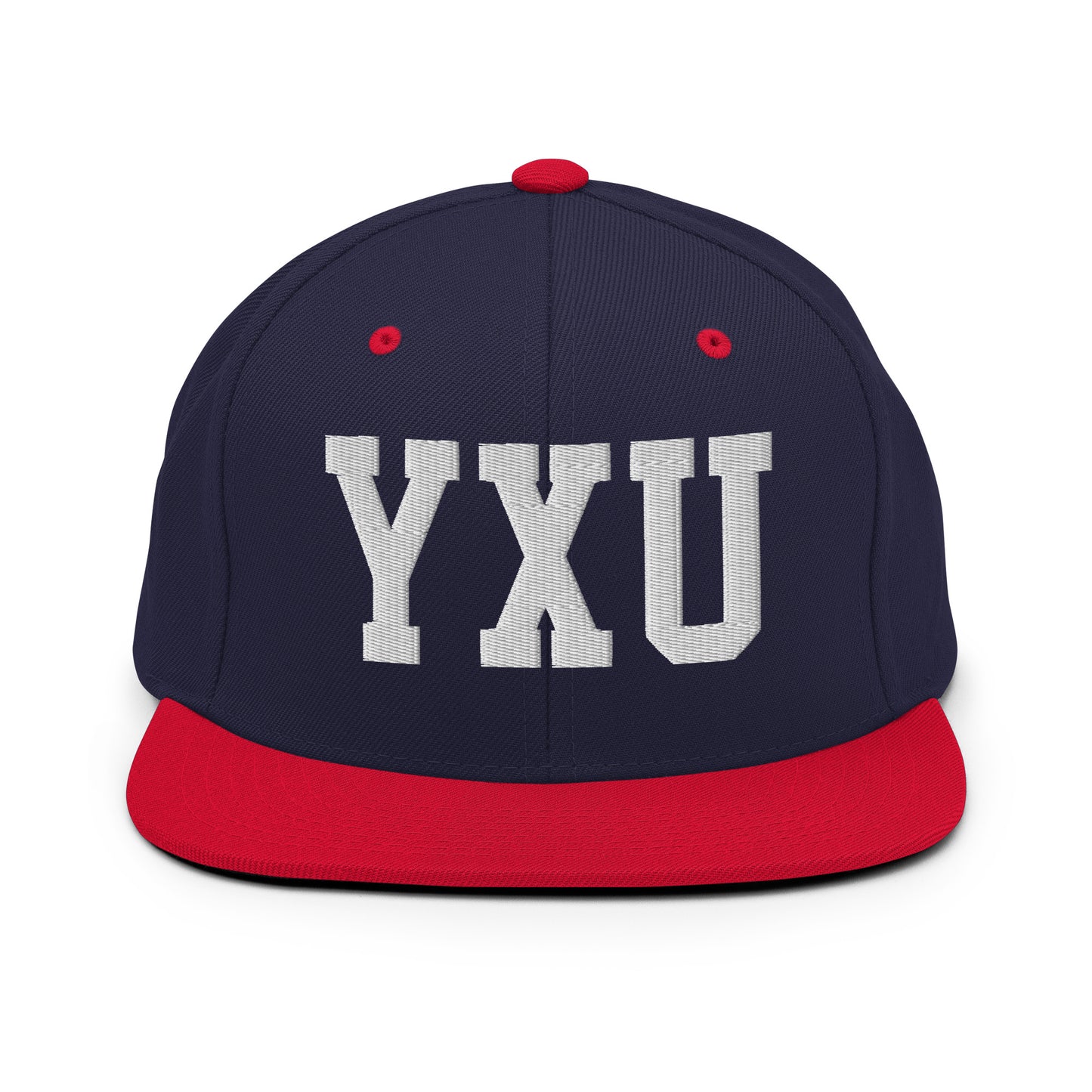 College-Style Classic Snapback Hat • White • YXU London Souvenir • YHM Designs - Image 19
