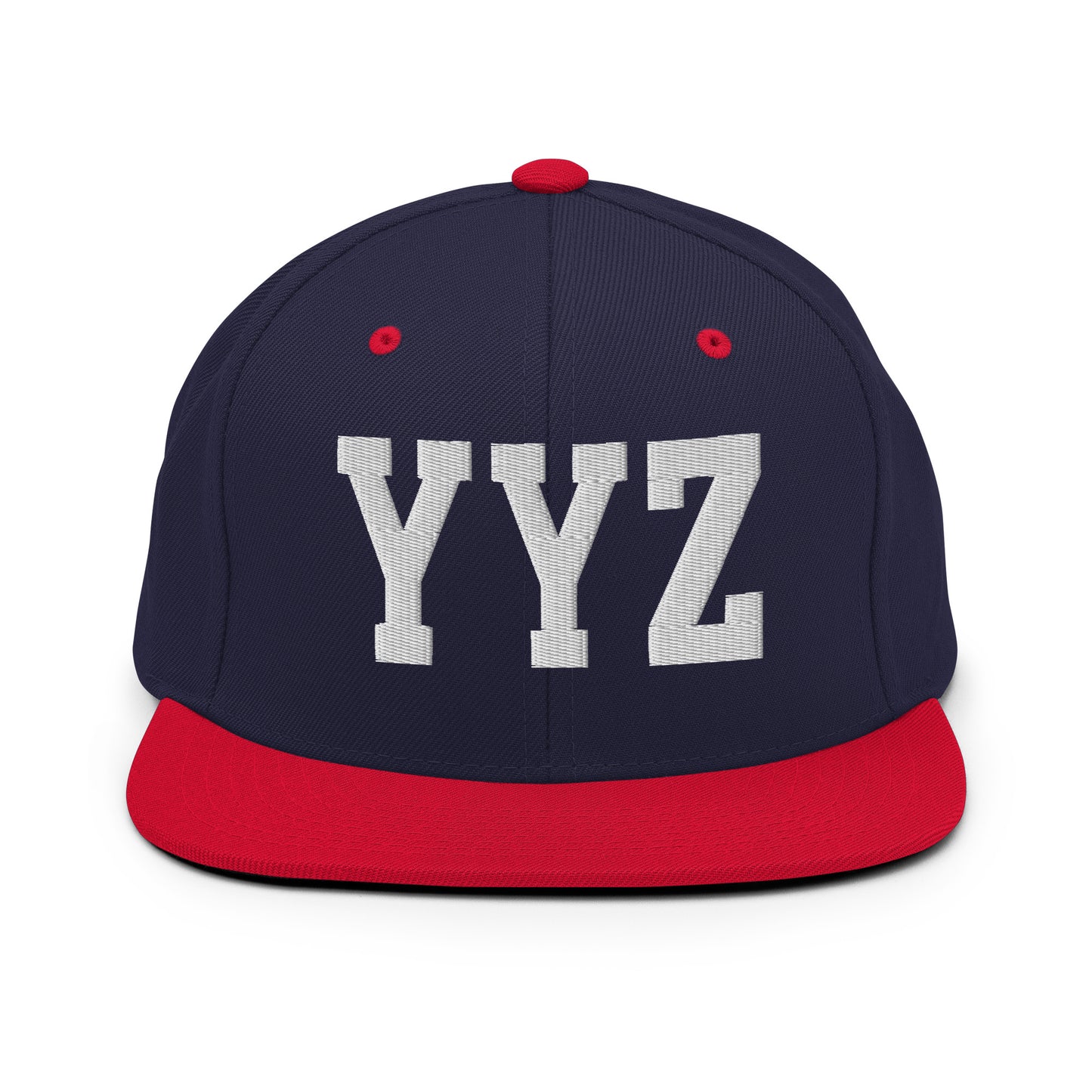 College-Style Classic Snapback Hat • White • YYZ Toronto Souvenir • YHM Designs - Image 19