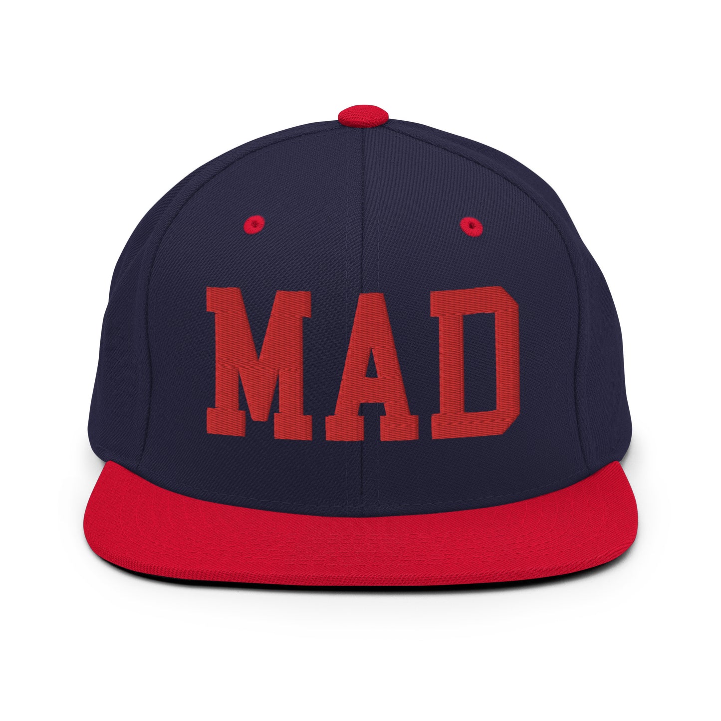 College-Style Classic Snapback Hat • Red • MAD Madrid • YHM Designs - Image 19