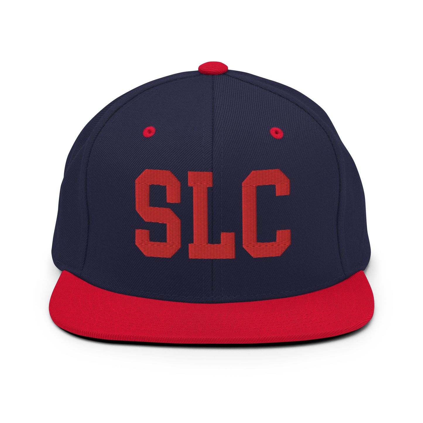 College-Style Classic Snapback Hat • Red • SLC Salt Lake City • YHM Designs - Image 19