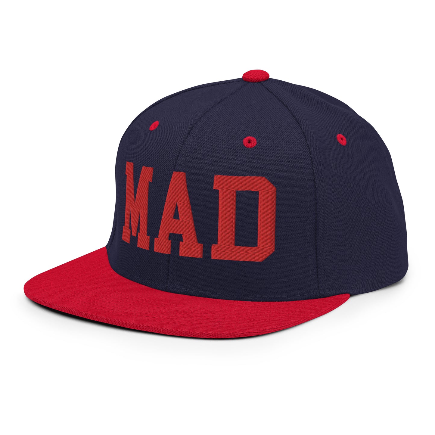 College-Style Classic Snapback Hat • Red • MAD Madrid • YHM Designs - Image 21